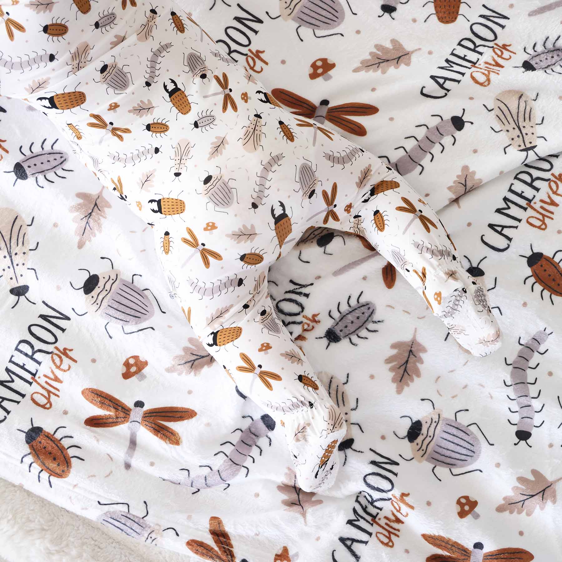 Snuggle Bug Personalized Kids Blanket - Image 5