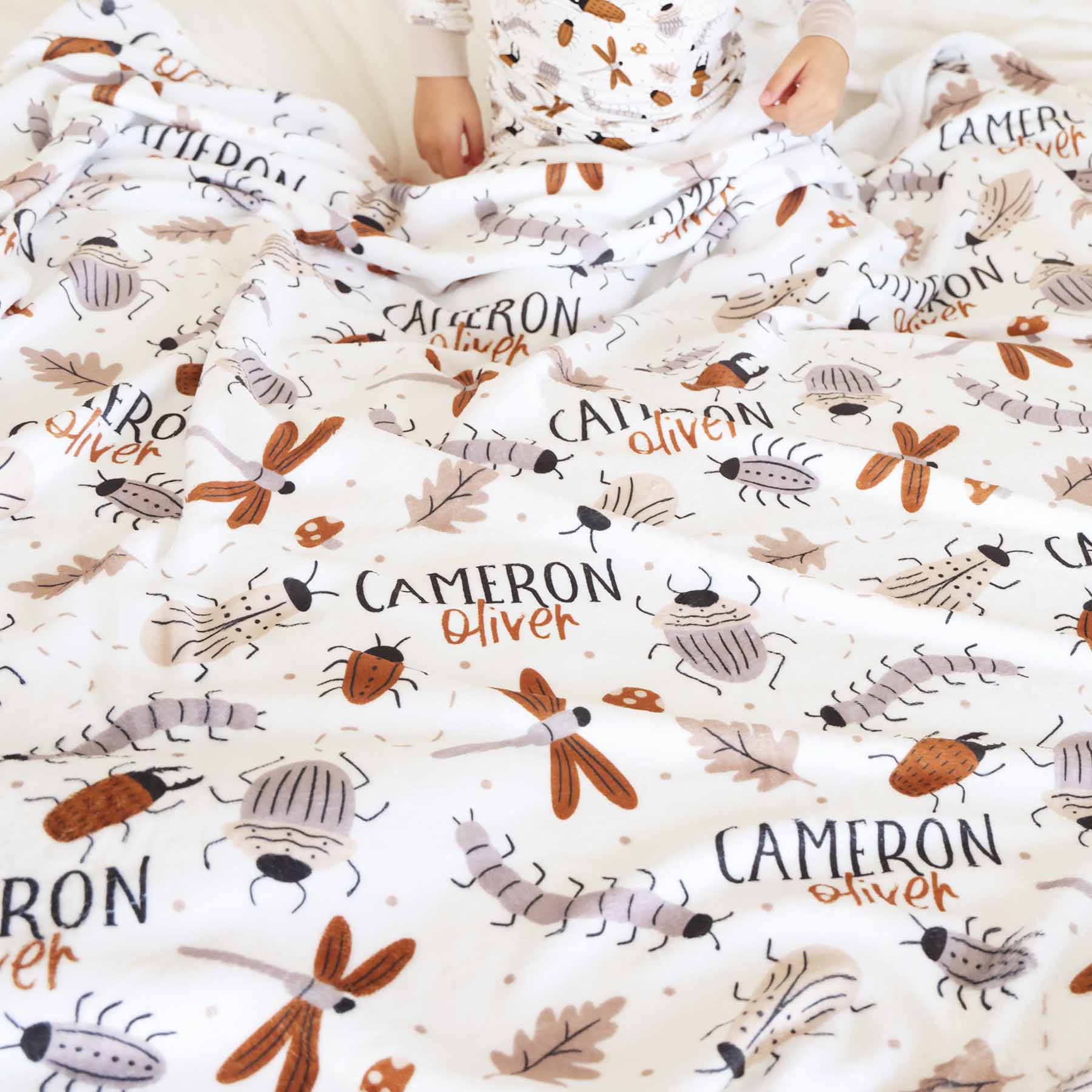 Snuggle Bug Personalized Kids Blanket - Image 8