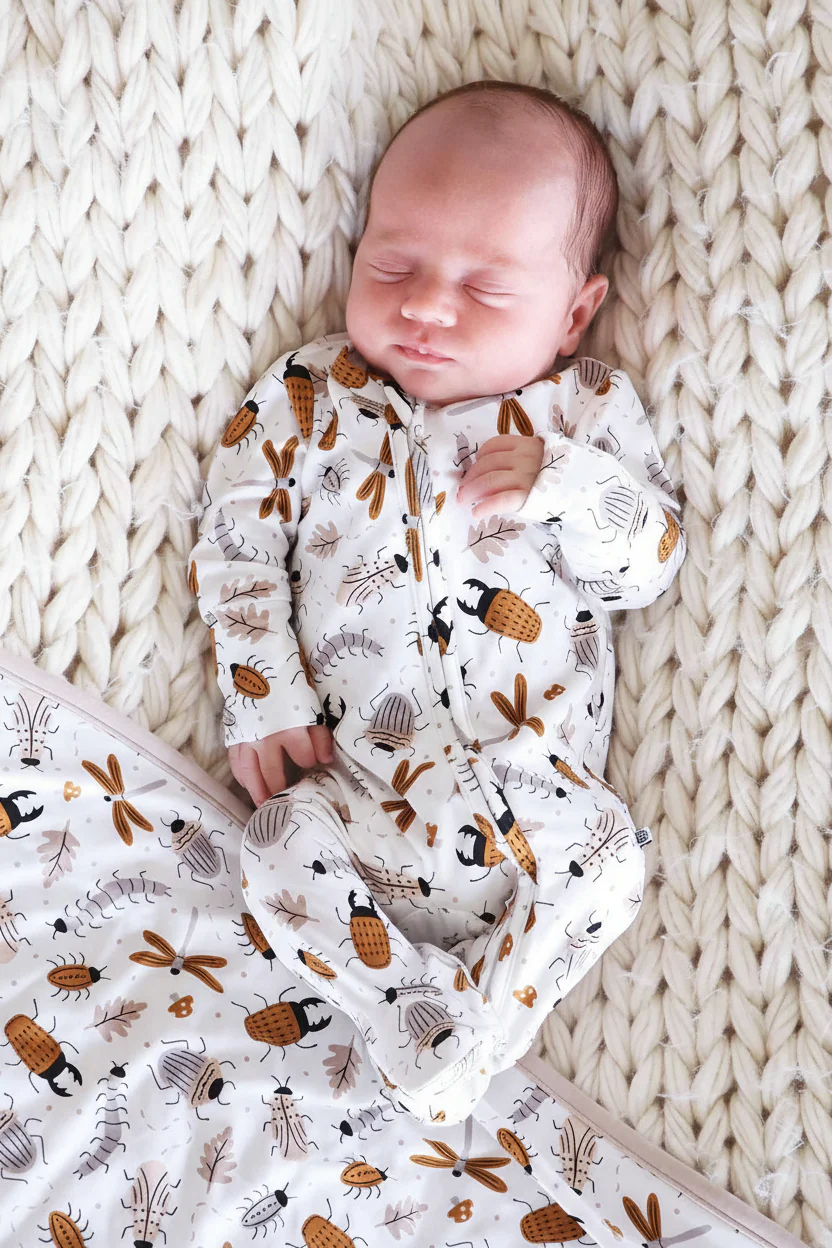 Snuggle Bug Zipper Footie - Image 10