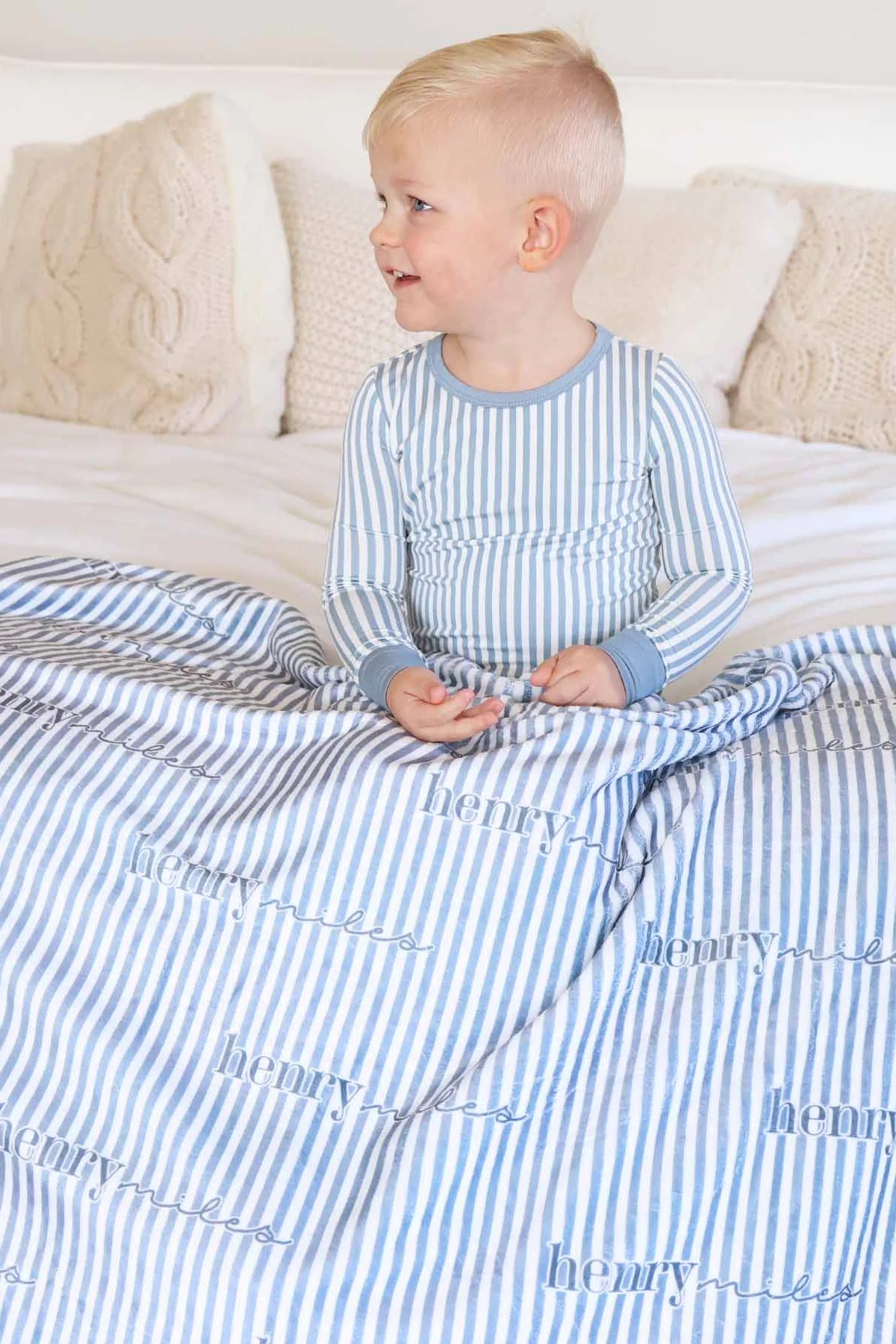 Snuggle Stripes Two Piece Pajama Set - Image 5
