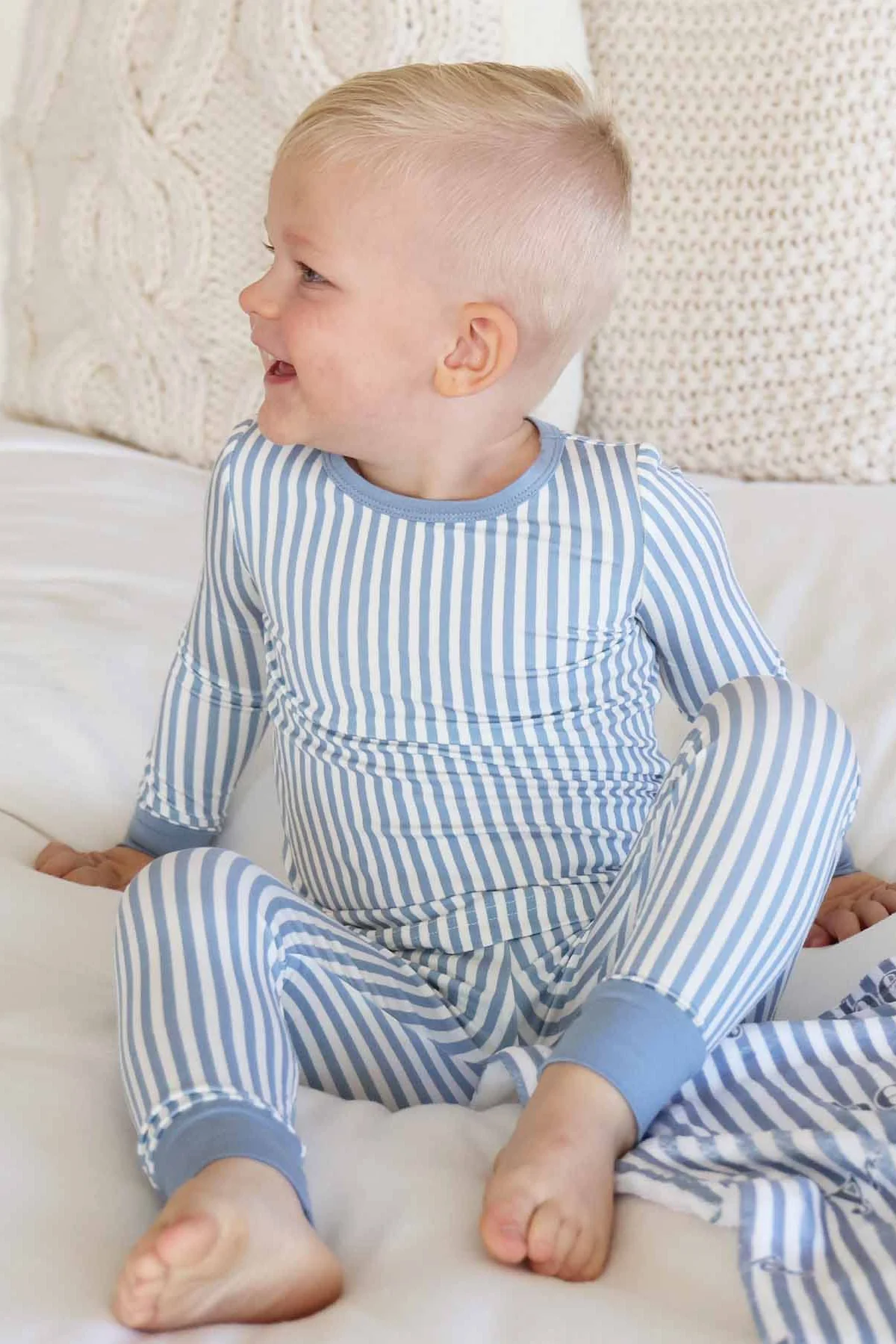 Snuggle Stripes Two Piece Pajama Set - Image 3