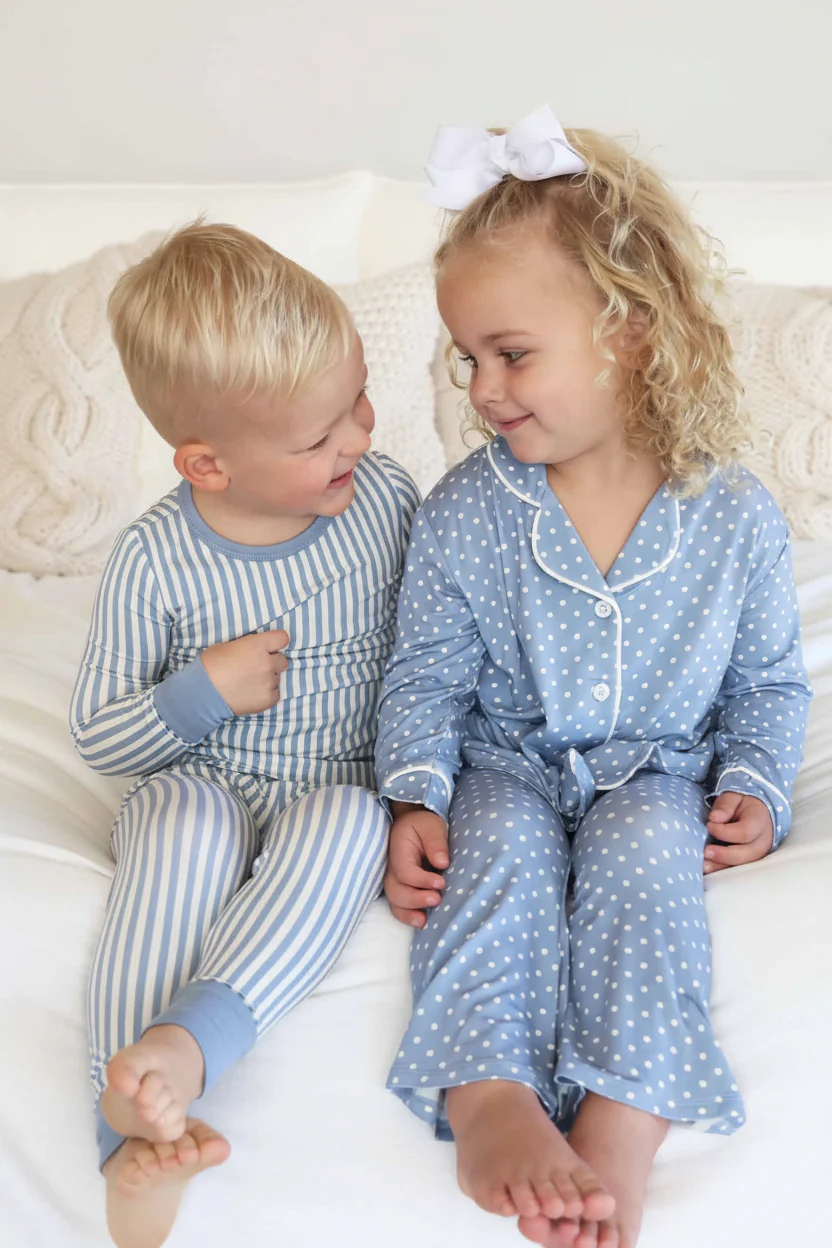 Snuggle Stripes Two Piece Pajama Set - Image 6