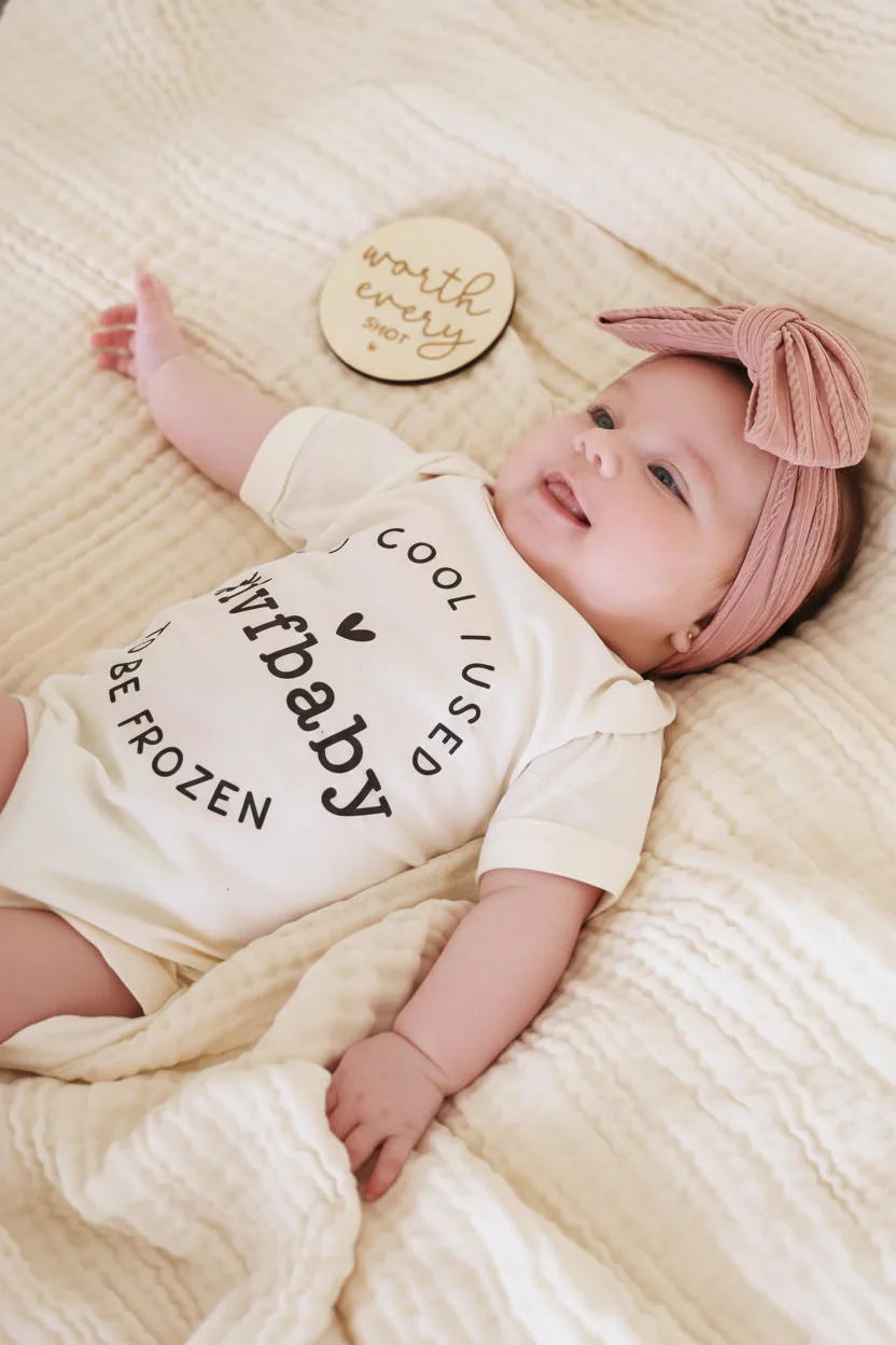 So Cool I Used To Be Frozen Graphic Bodysuit | Natural - Image 4