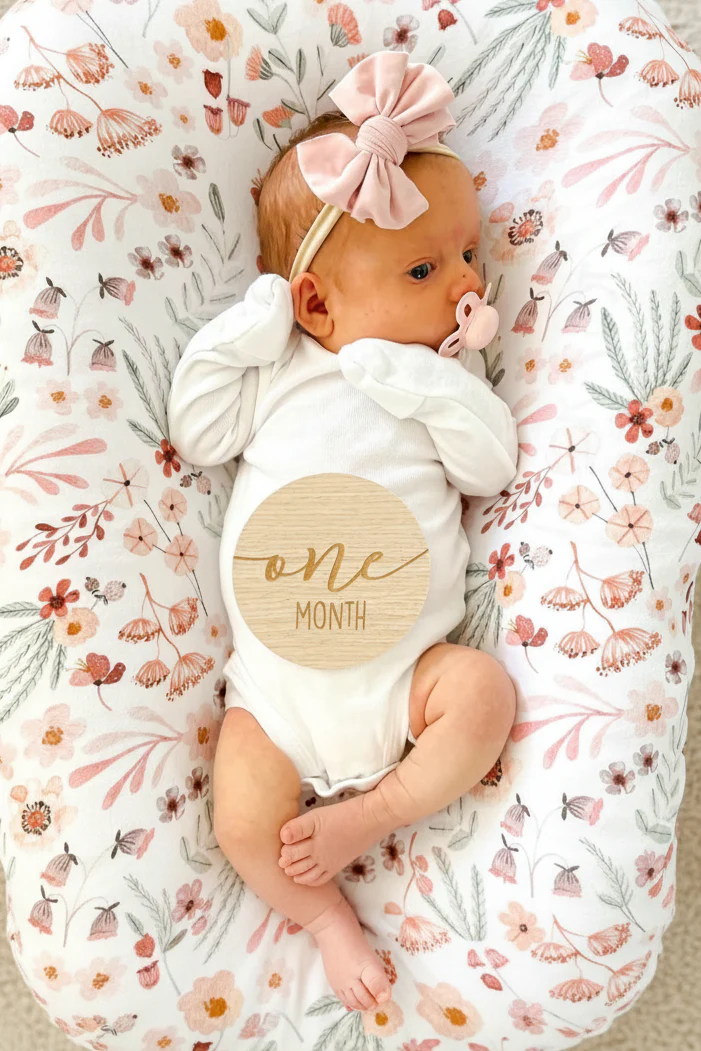 Solid Blush Knit Bow Headband - Image 2