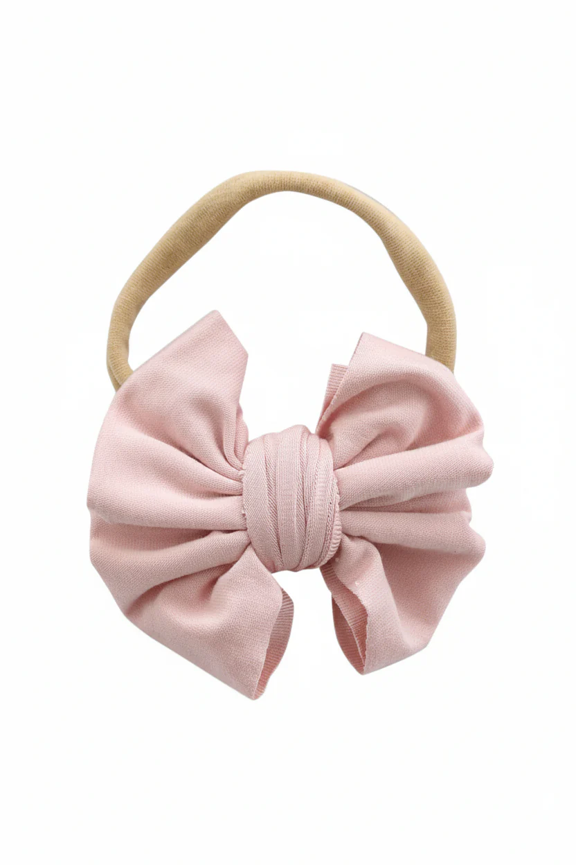 Solid Knit Bow Headbands