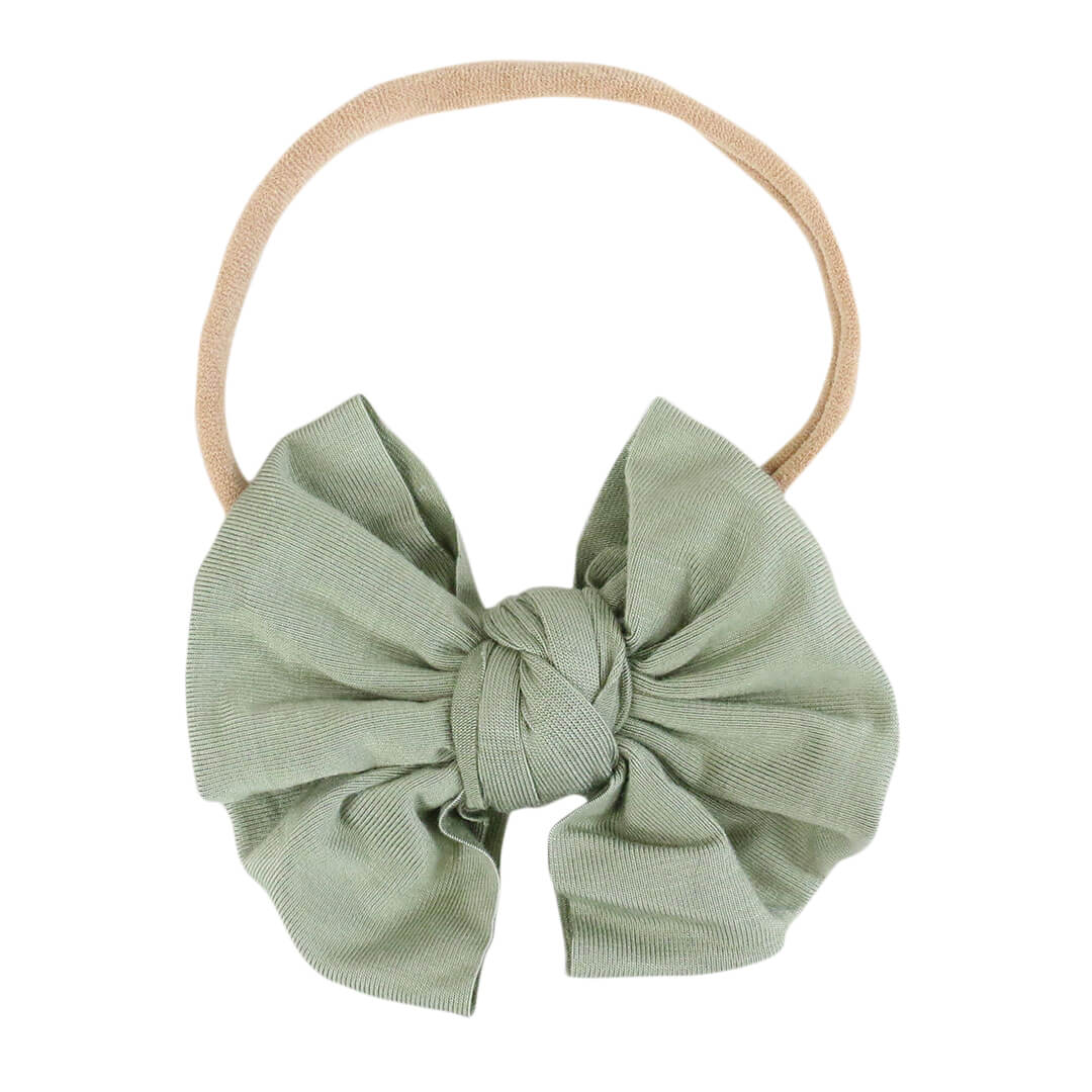 Solid Knit Bow Headbands - Image 4