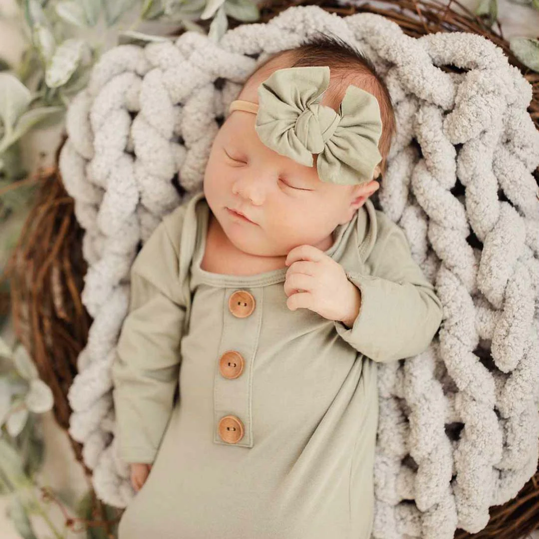 Solid Knit Bow Headbands - Image 5