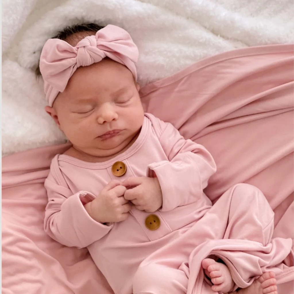 Solid Knit Large Bow Headwraps - Image 6