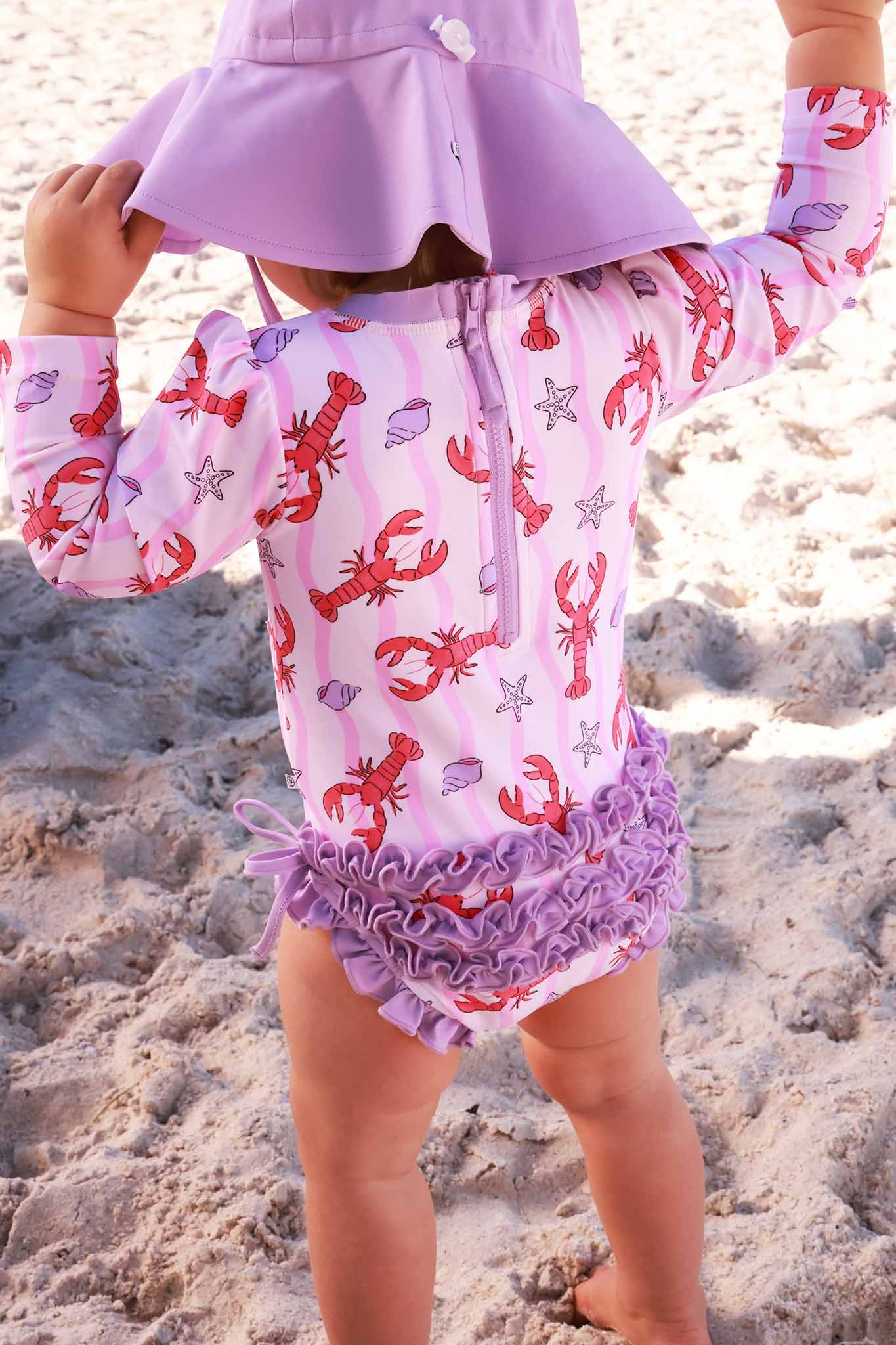 Solid Sun Hat | Seashell Purple - Image 3