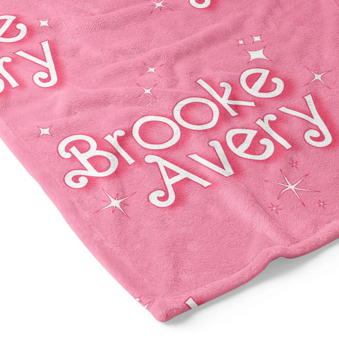 Sparkle Girl | Personalized Kids Blanket - Image 3