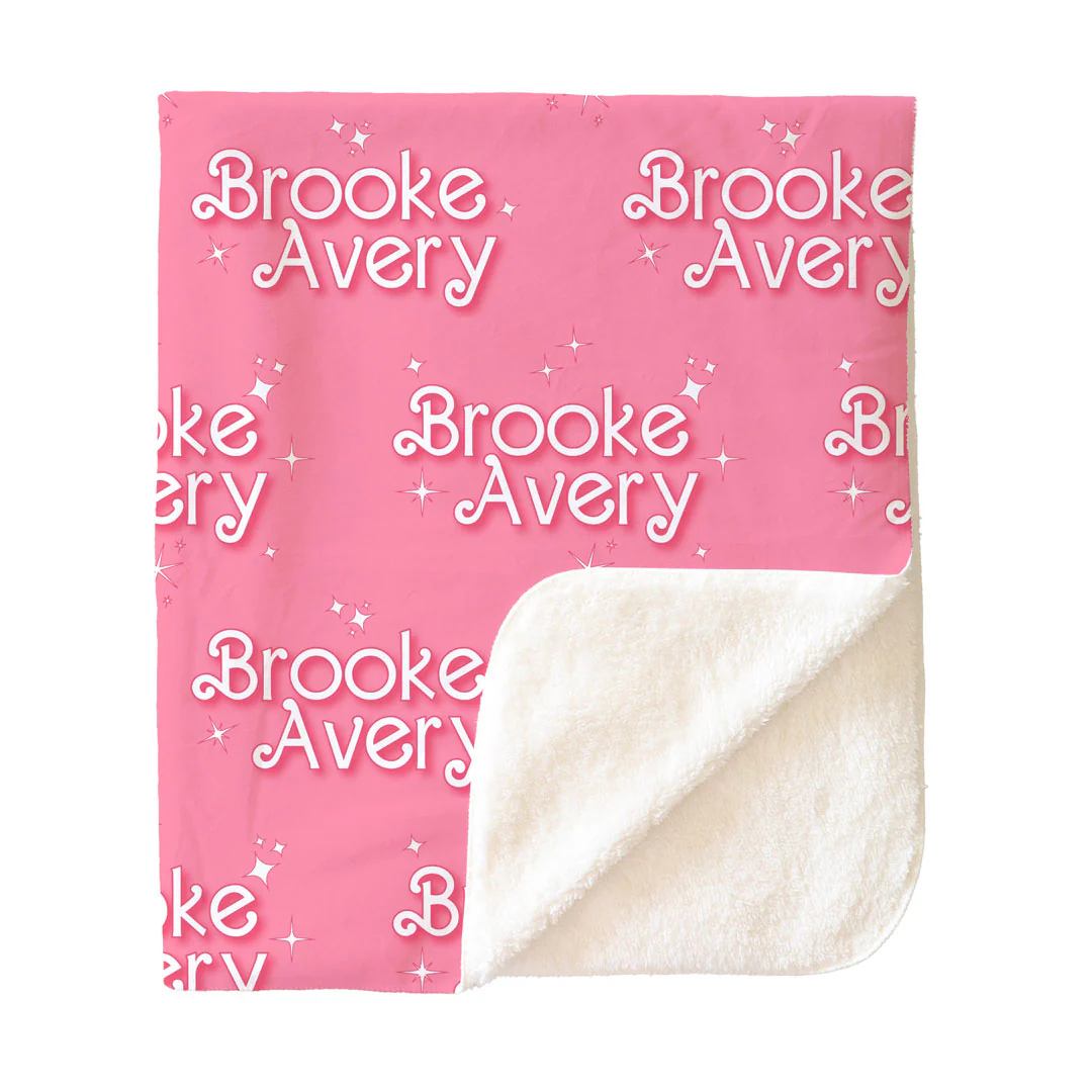 Sparkle Girl | Personalized Kids Blanket - Image 4