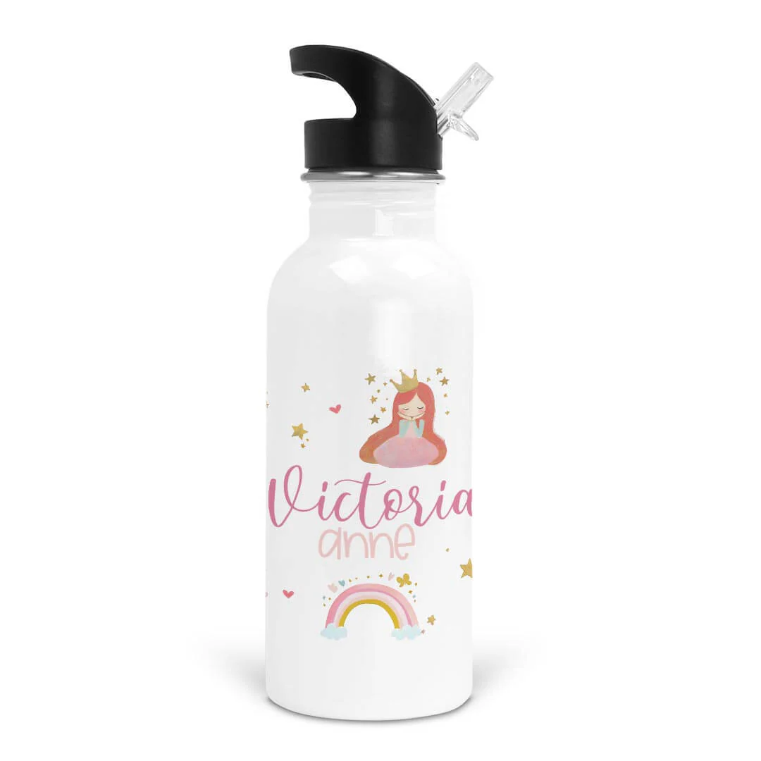 Sweet Princess Personalized Kids Water Bottle