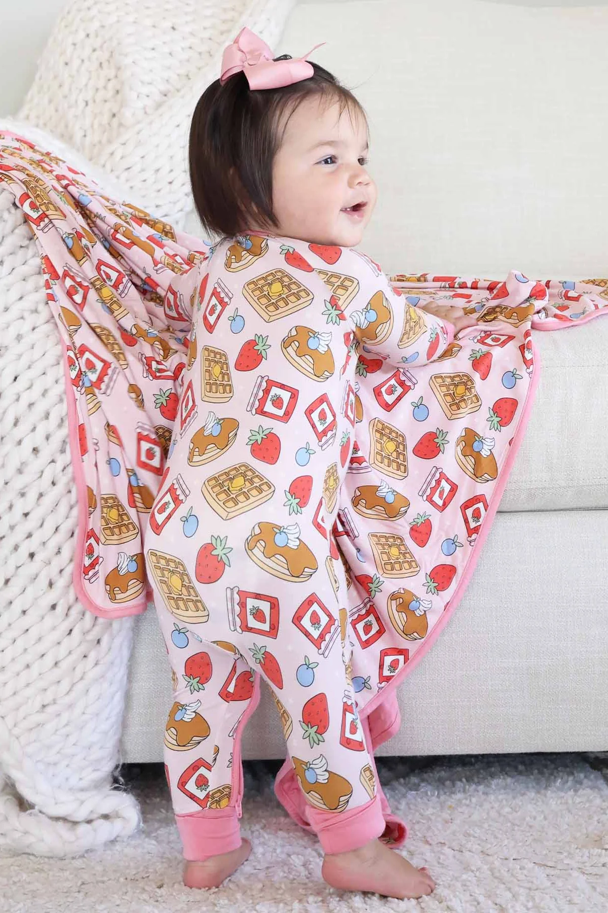 Sweet Stacks Convertible Zip Romper | Pink - Image 7