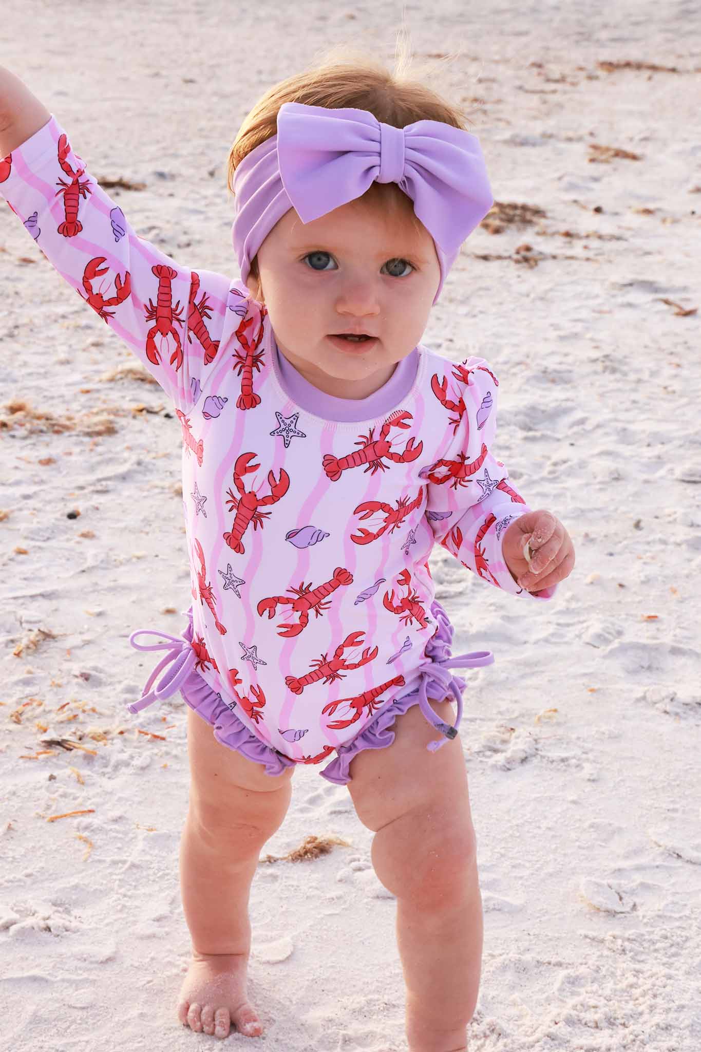 Swim Bow | Seashell Purple - Image 2