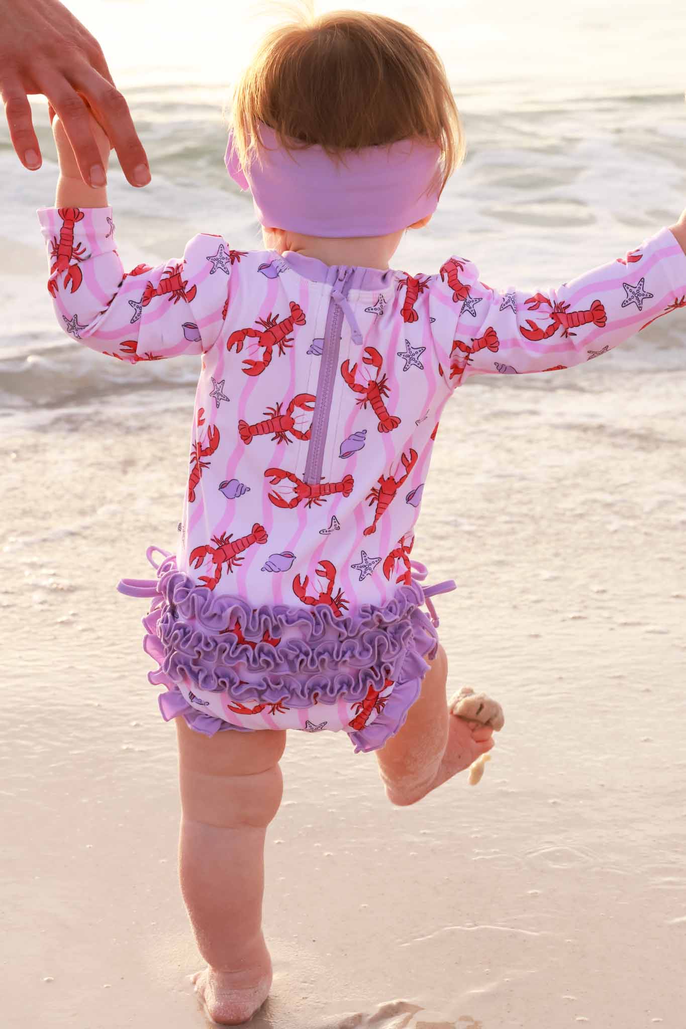 Swim Bow | Seashell Purple - Image 4