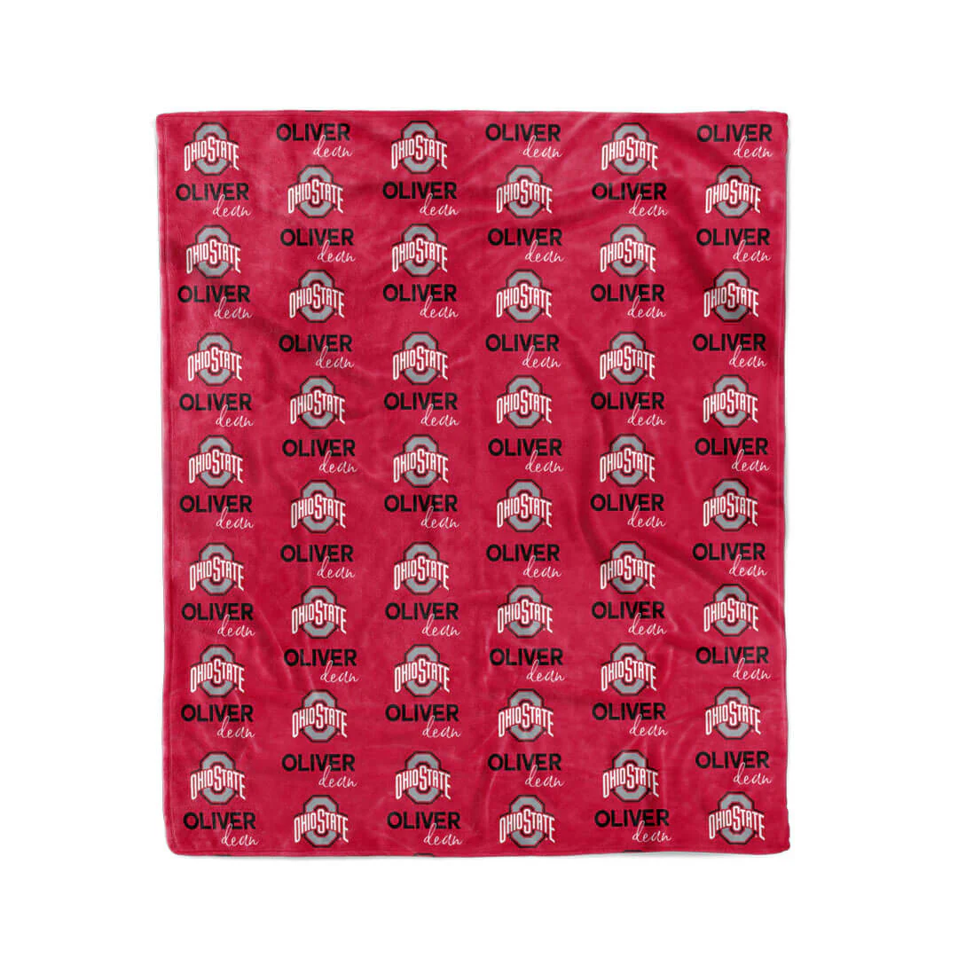 The Ohio State University | OSU Personalized Kids Blanket - Image 2