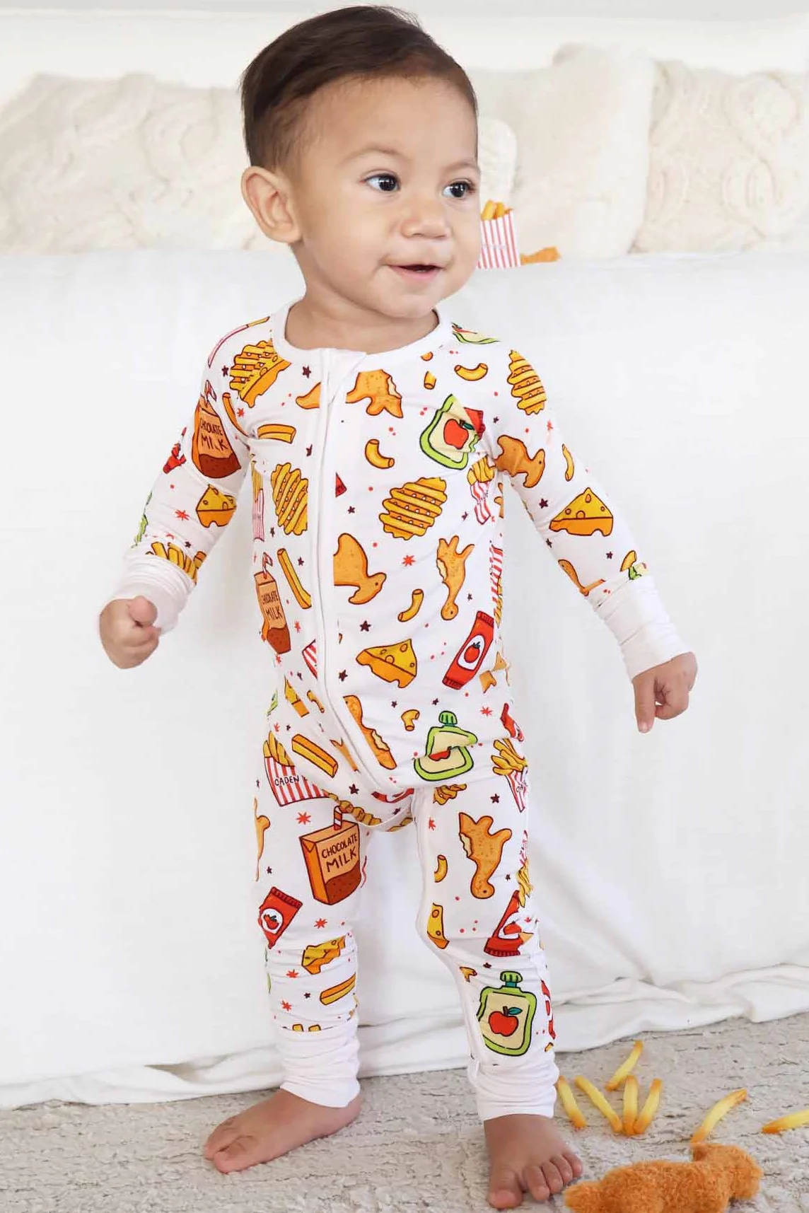 Tiny Bites Convertible Zip Romper