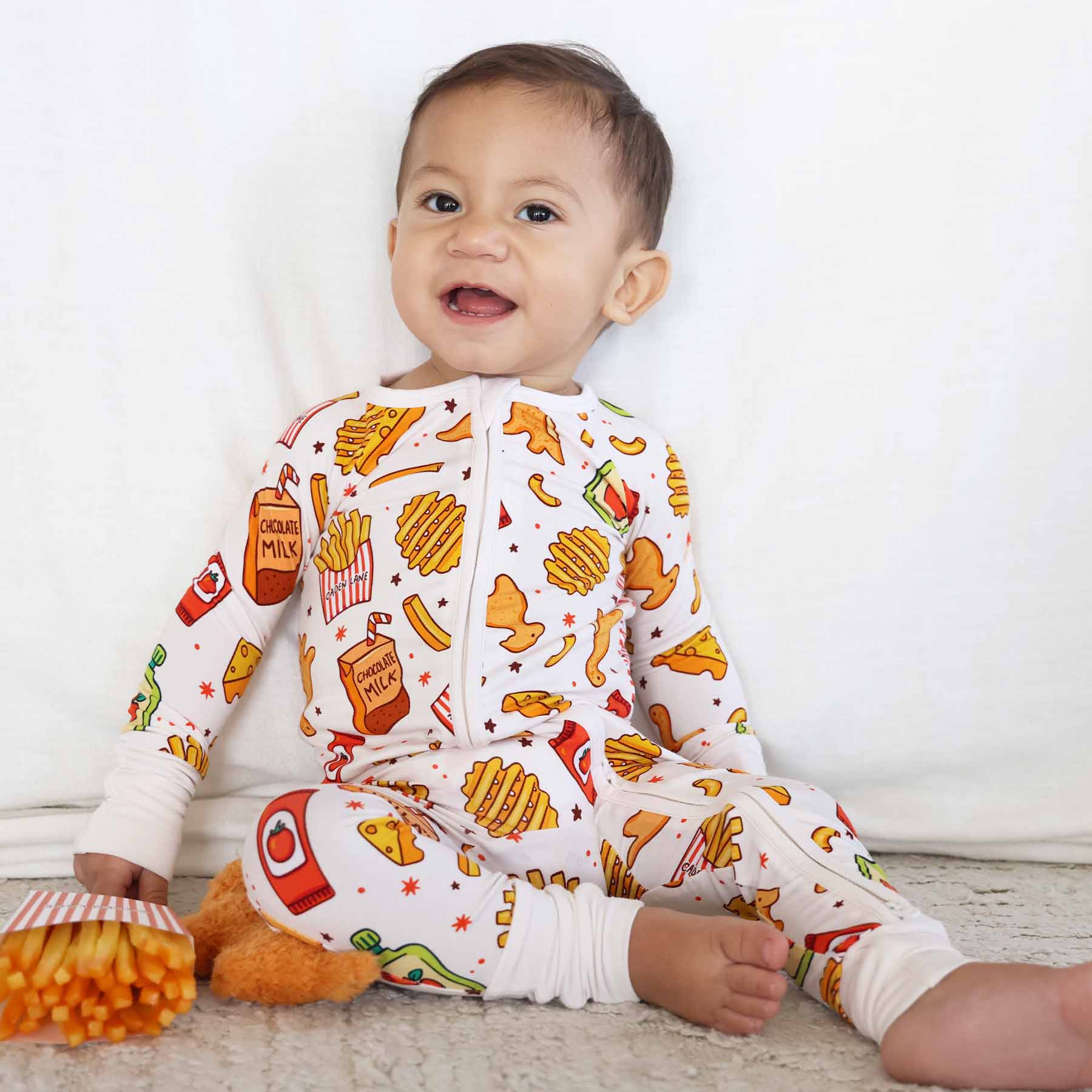 Tiny Bites Convertible Zip Romper - Image 10