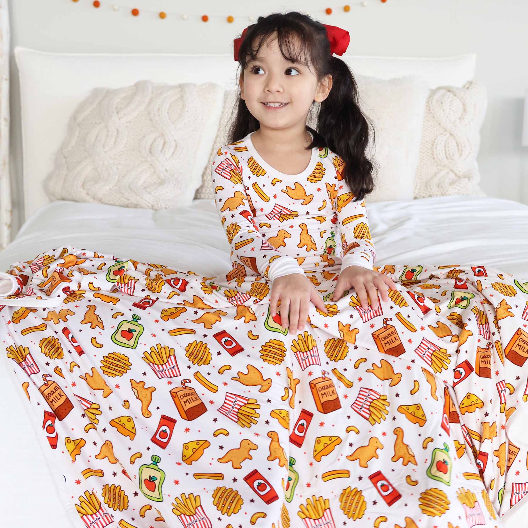 Tiny Bites Double Sided Bamboo Blanket - Image 4