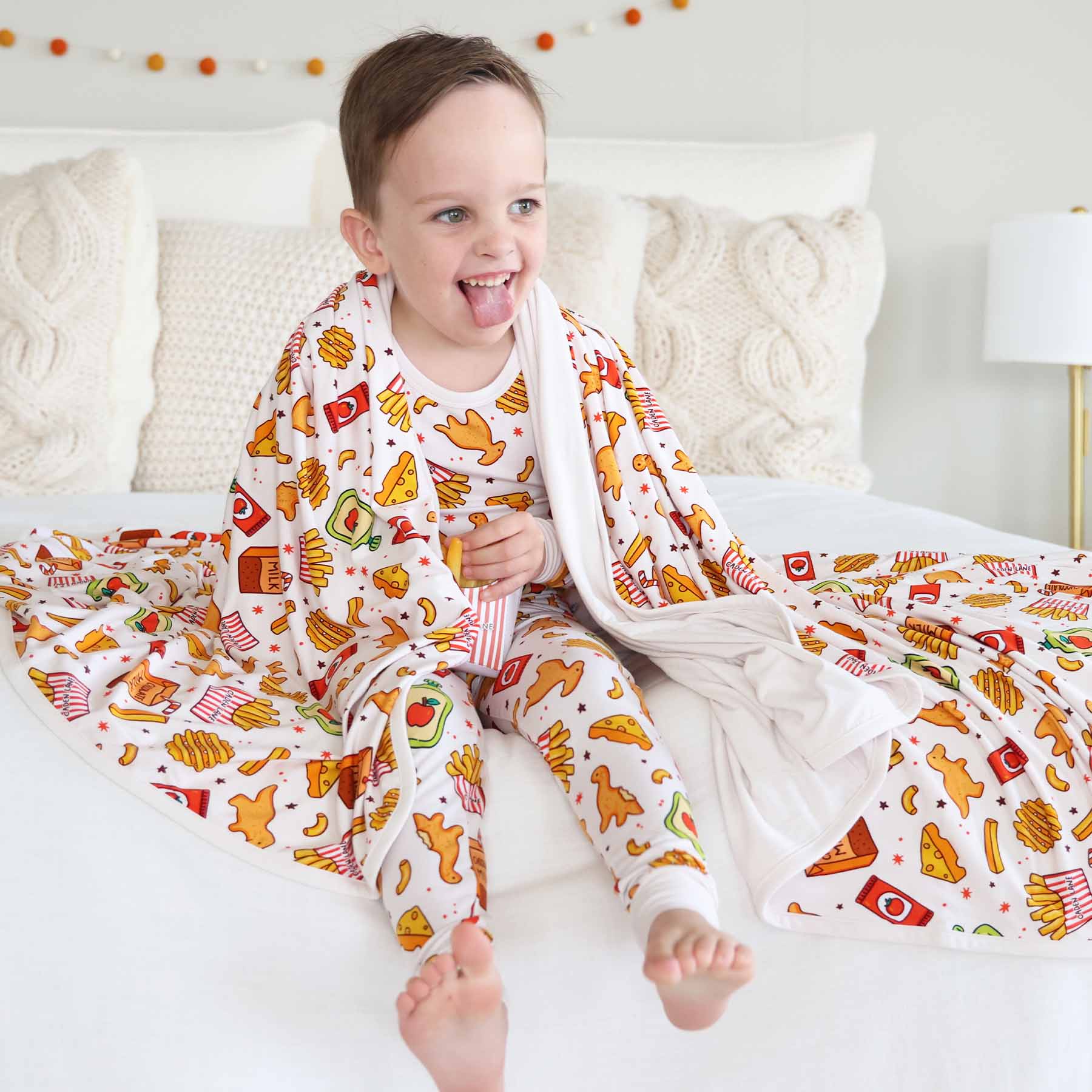 Tiny Bites Double Sided Bamboo Blanket - Image 6