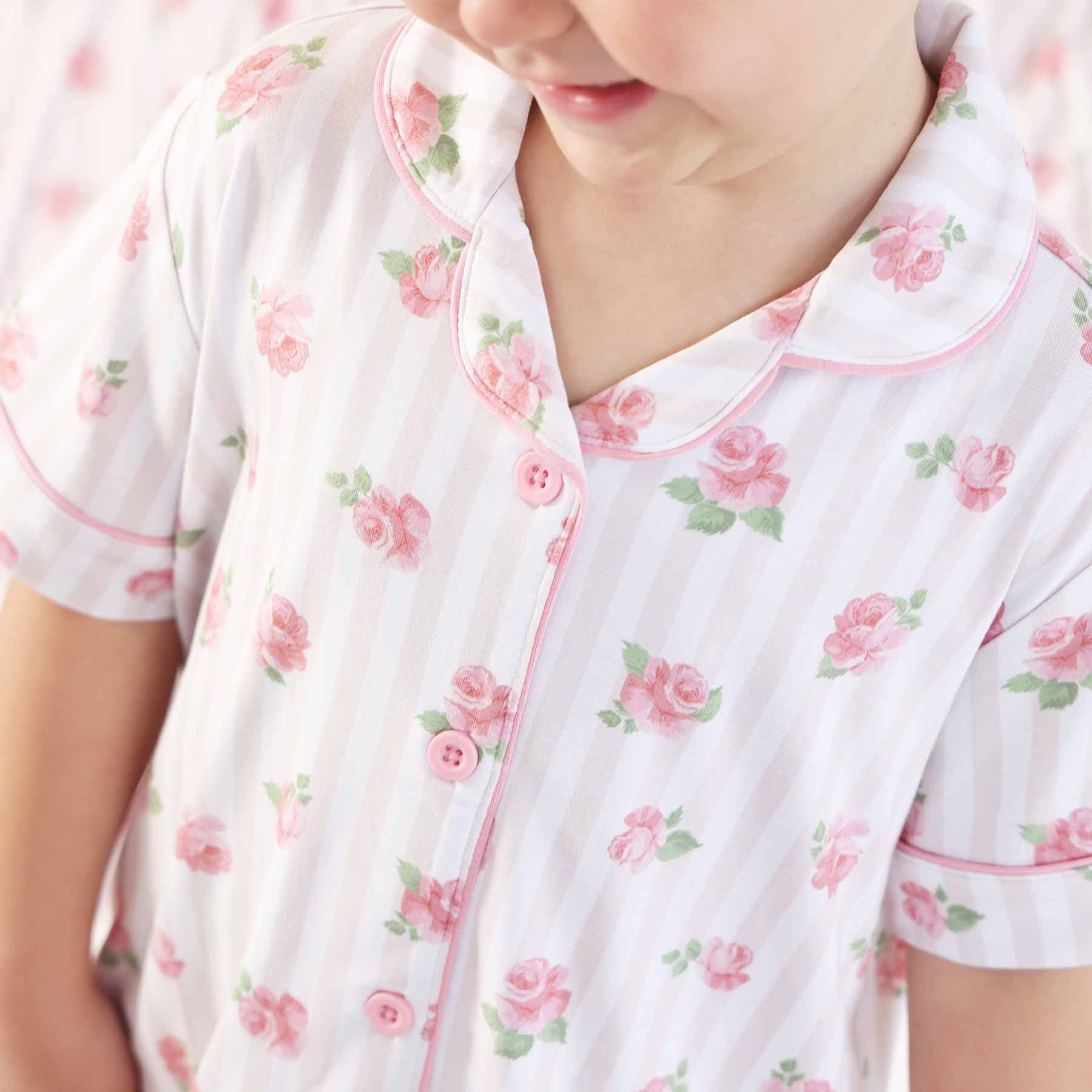 Girl's Two Piece Flare Lounge Set | Rosy & Cozy - Image 3