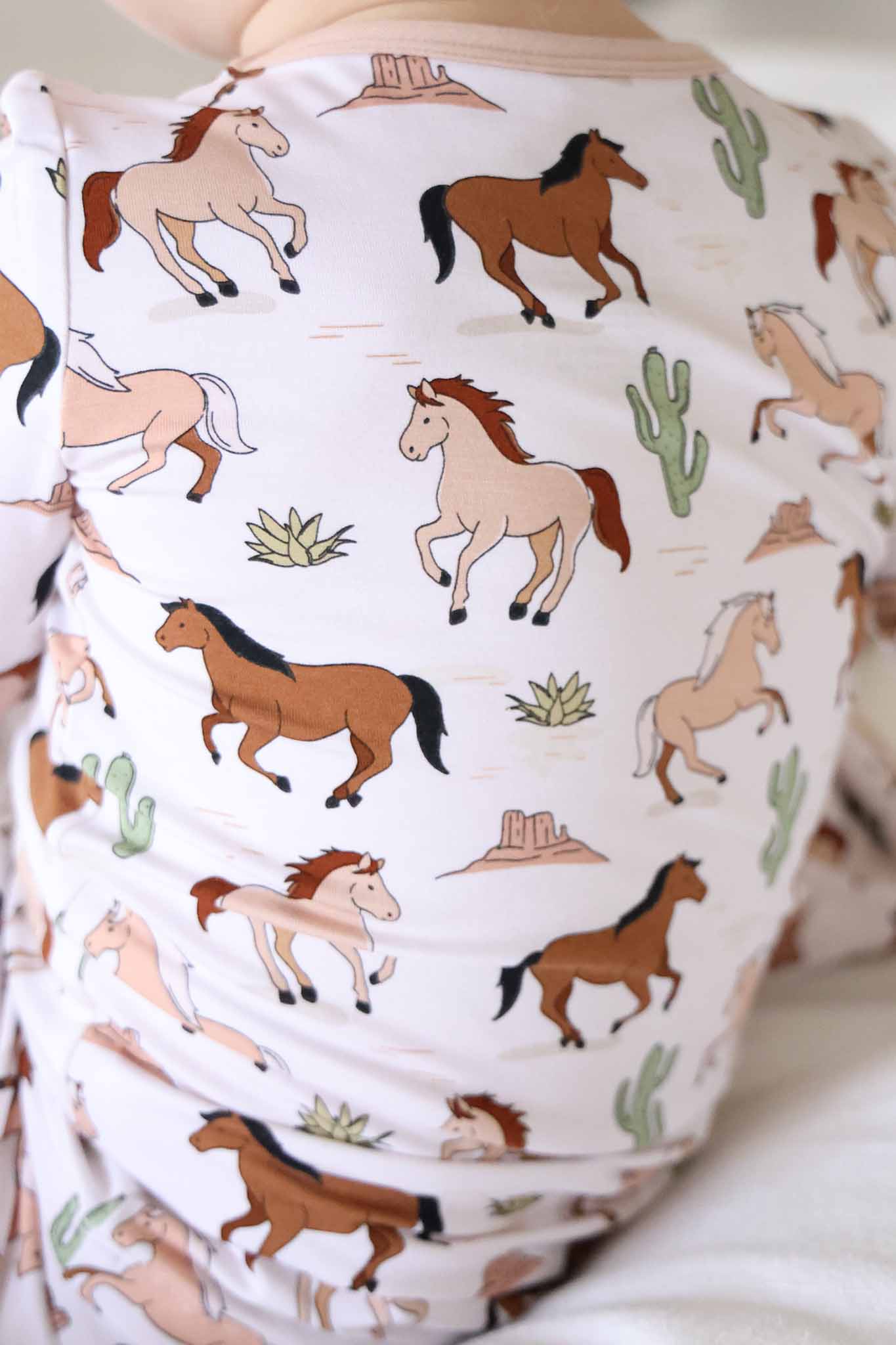 Two Piece Pajama Set | Pony Club Neutral - Image 5