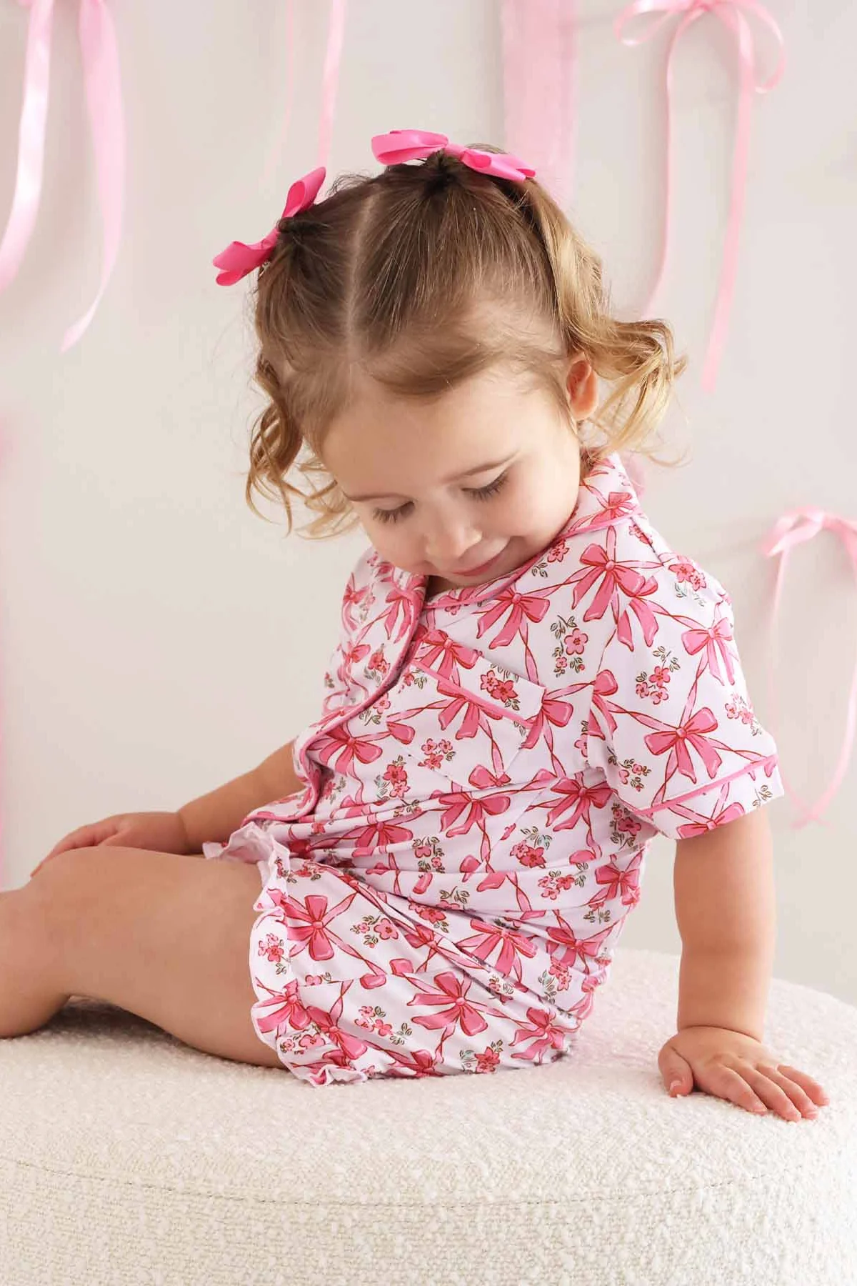 Two Piece Short Lounge Set | Bow Besties - Image 15
