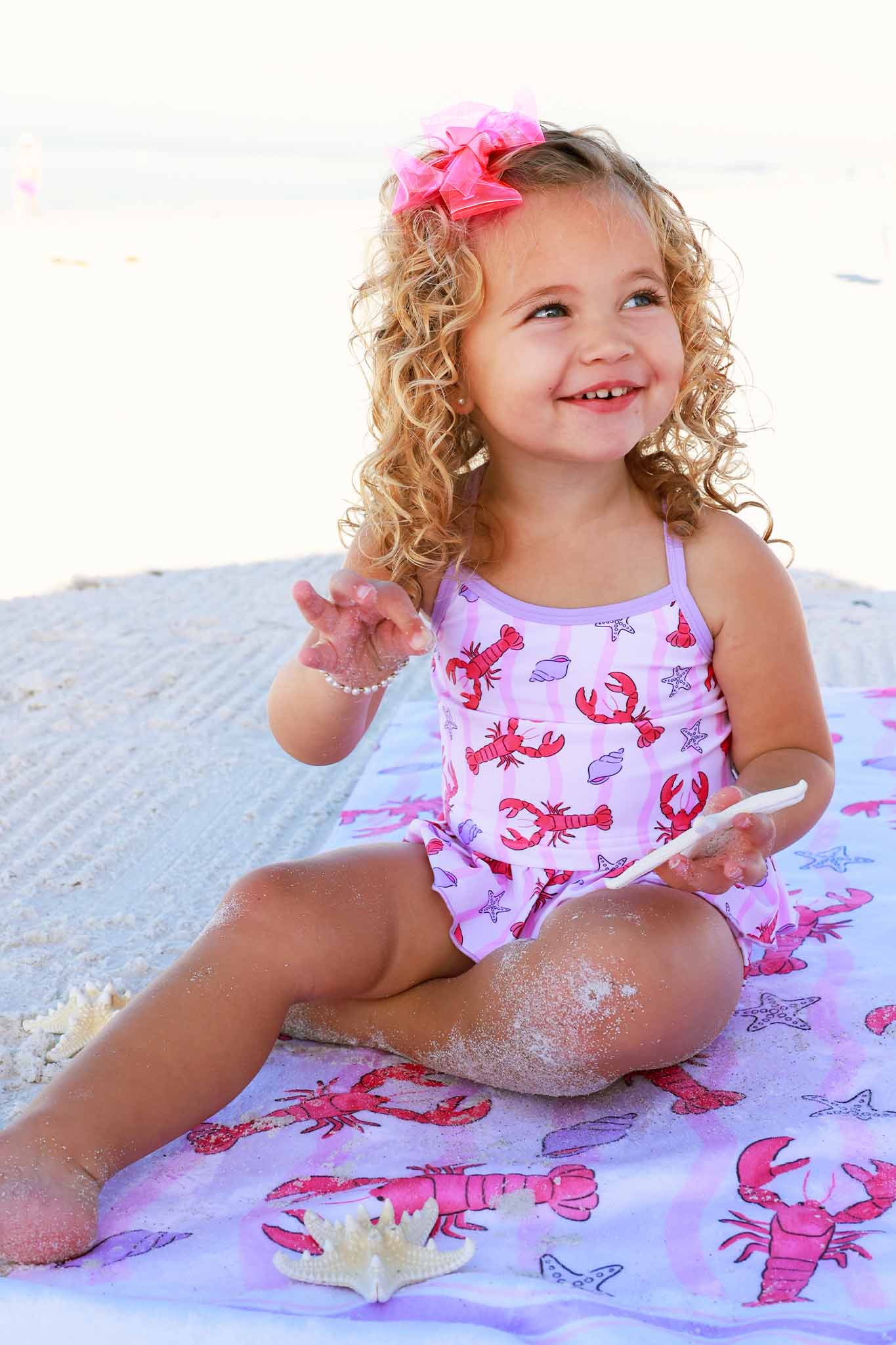 Two Piece Strappy Tankini | Pinch Me Pink - Image 5
