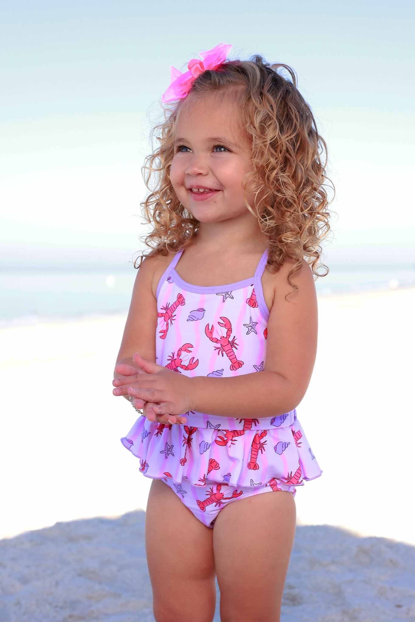 Two Piece Strappy Tankini | Pinch Me Pink - Image 7