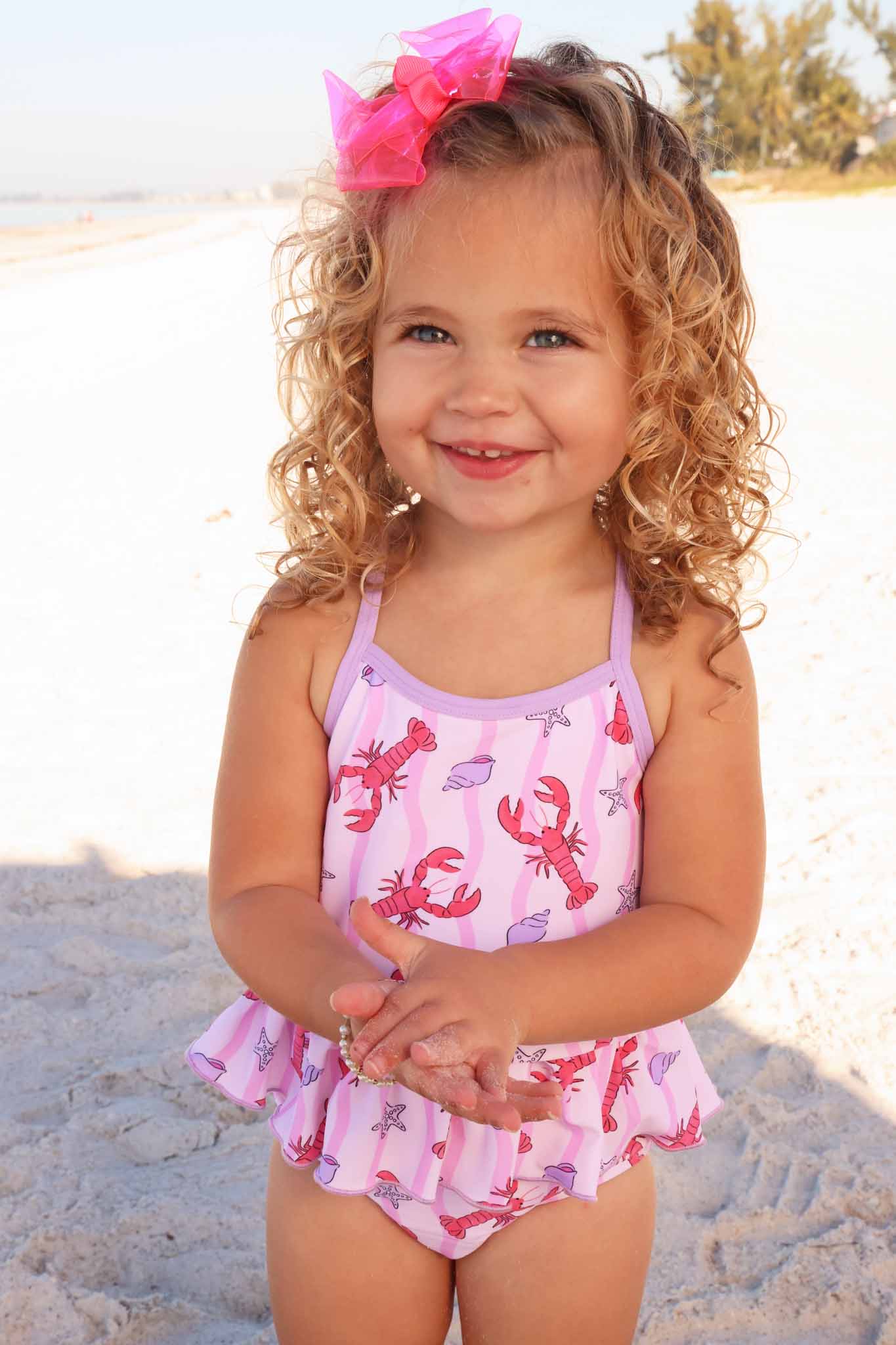 Two Piece Strappy Tankini | Pinch Me Pink - Image 9