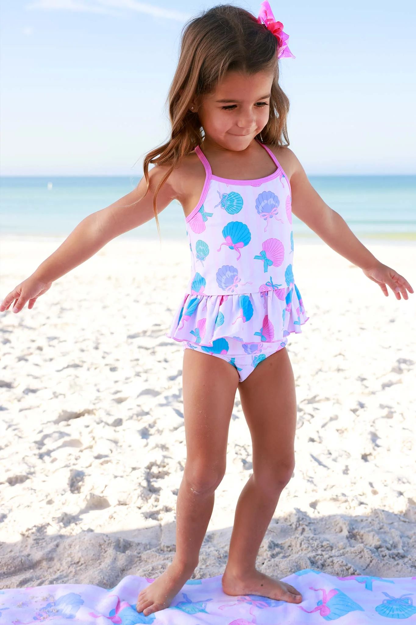 Two Piece Strappy Tankini | Seaside Sweetie - Image 3