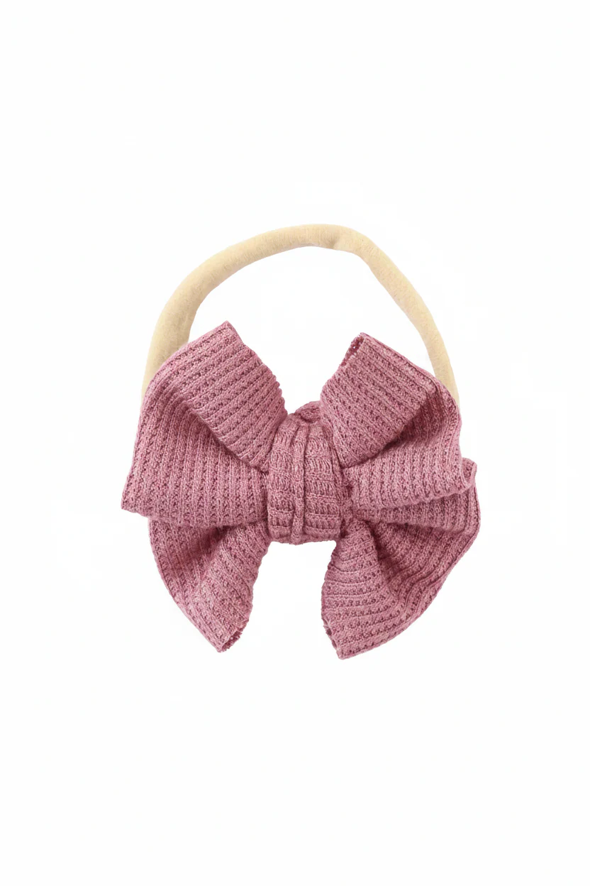 Bamboo Waffle Bow Headbands - Image 2