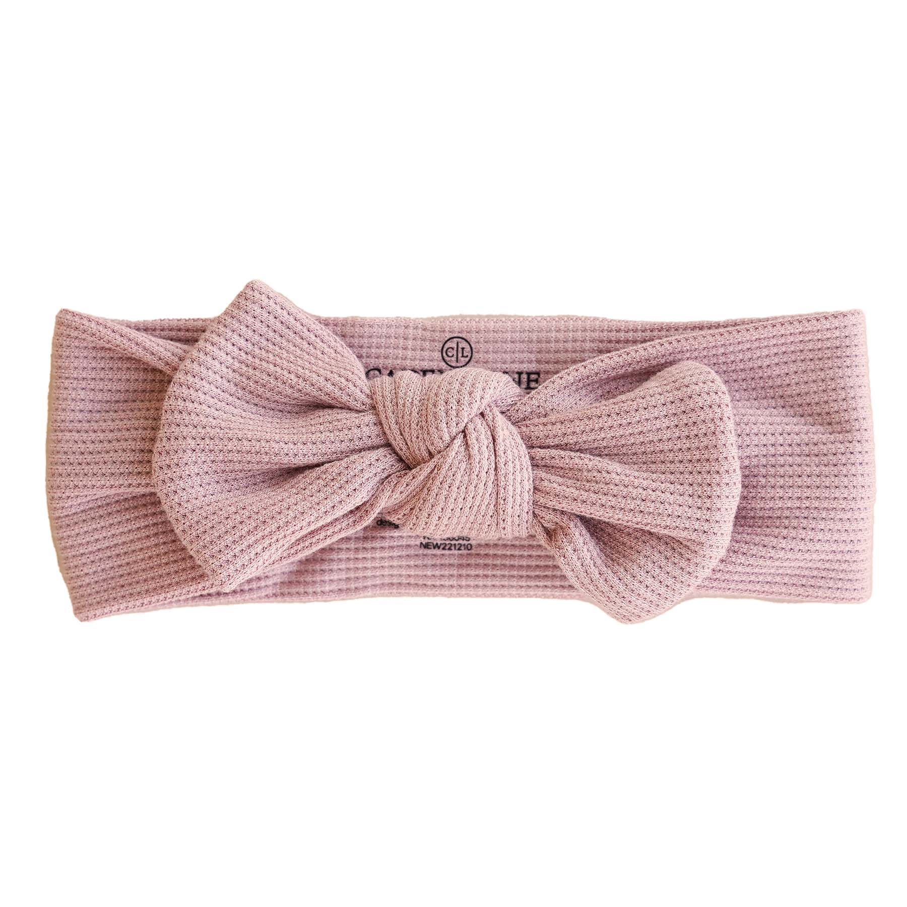 Bamboo Waffle Knit Large Bow Headwraps - Image 14