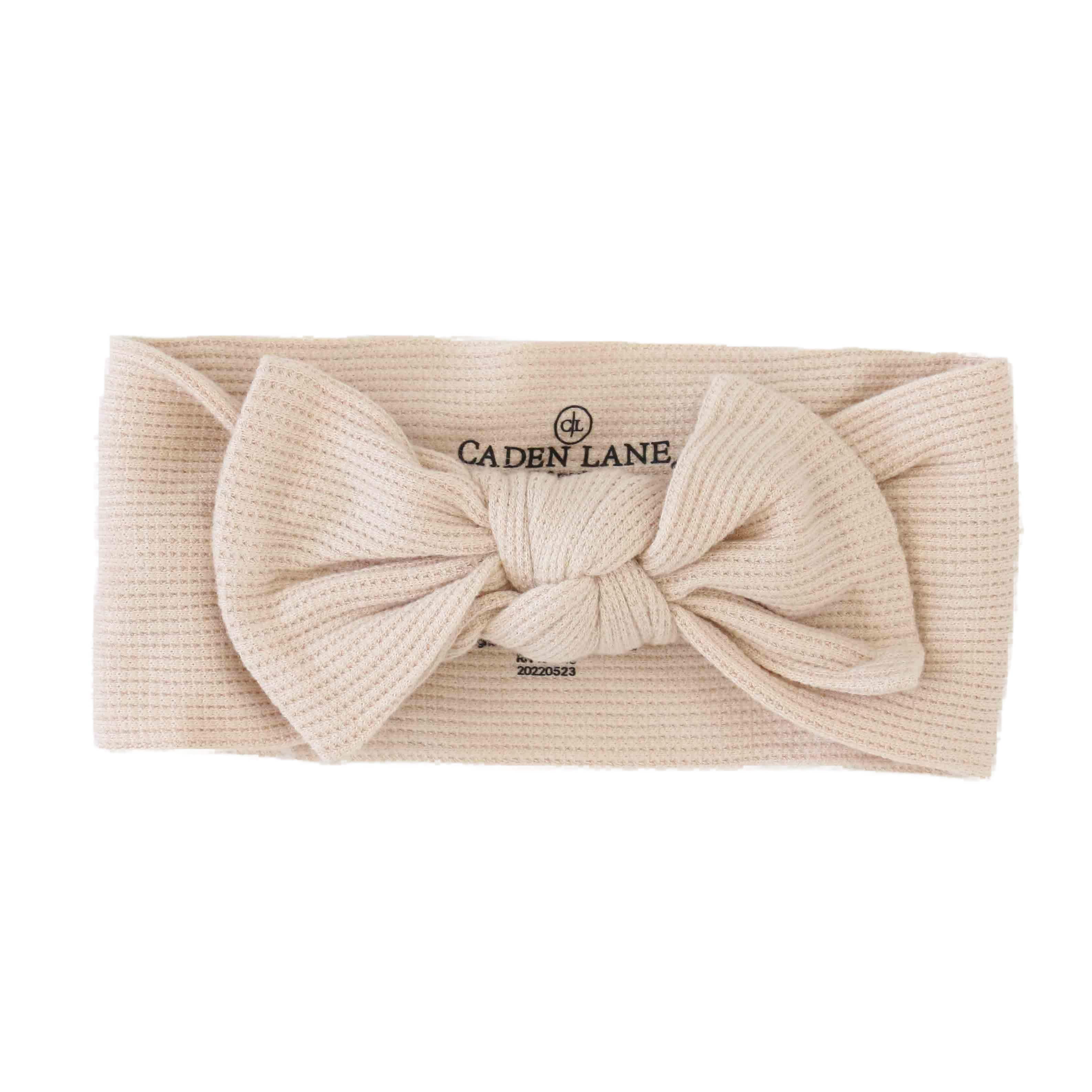 Bamboo Waffle Knit Large Bow Headwraps - Image 18