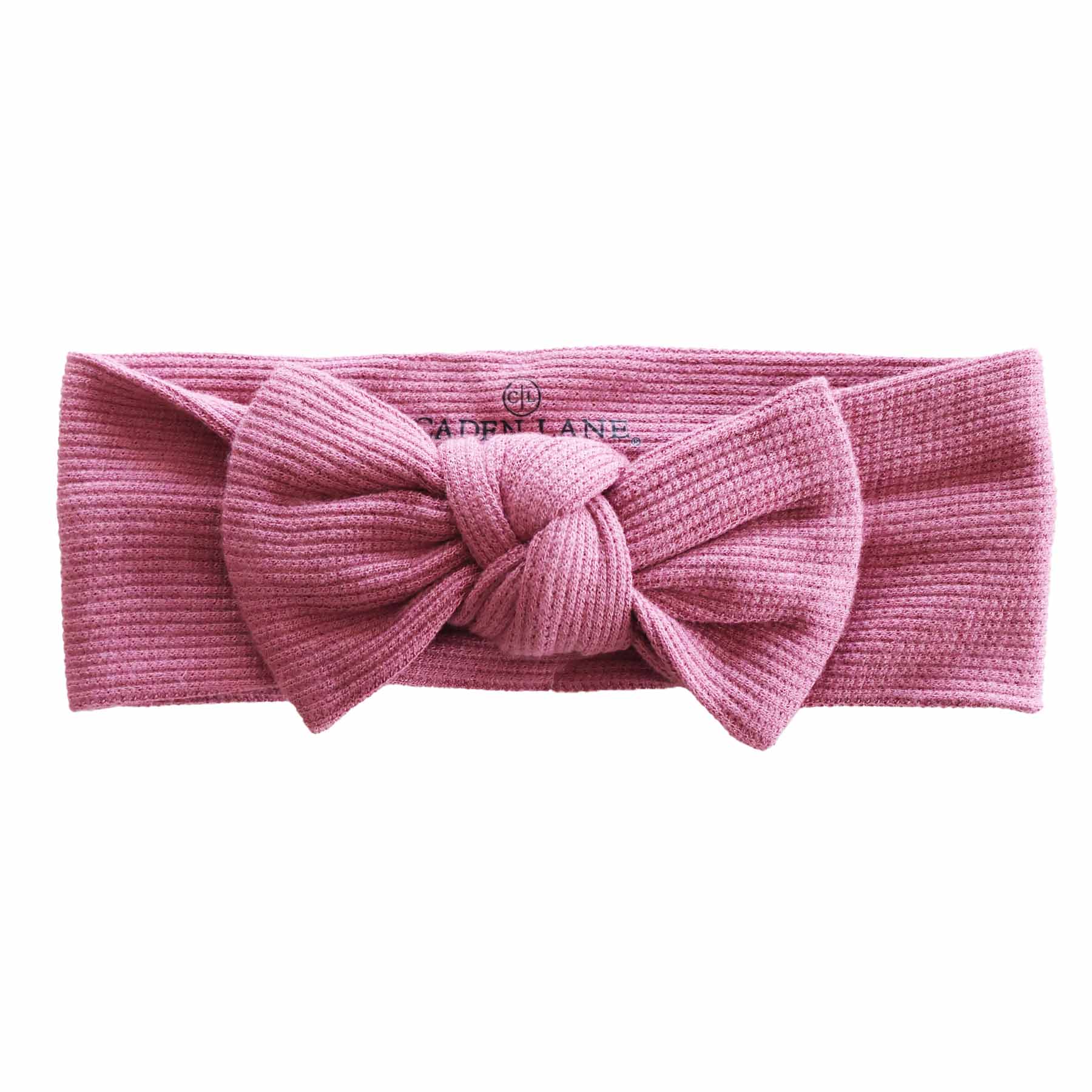 Bamboo Waffle Knit Large Bow Headwraps - Image 4