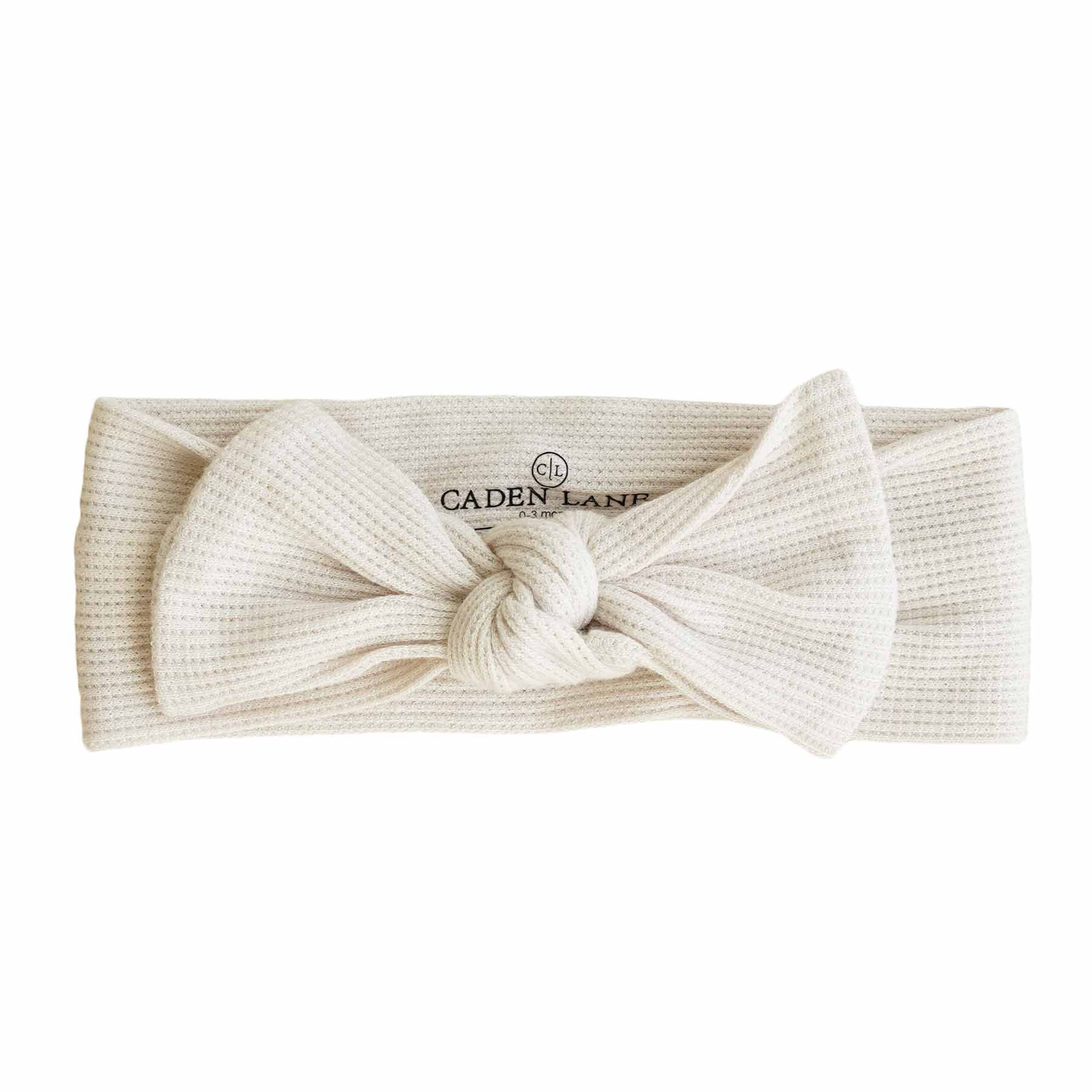 Bamboo Waffle Knit Large Bow Headwraps - Image 8