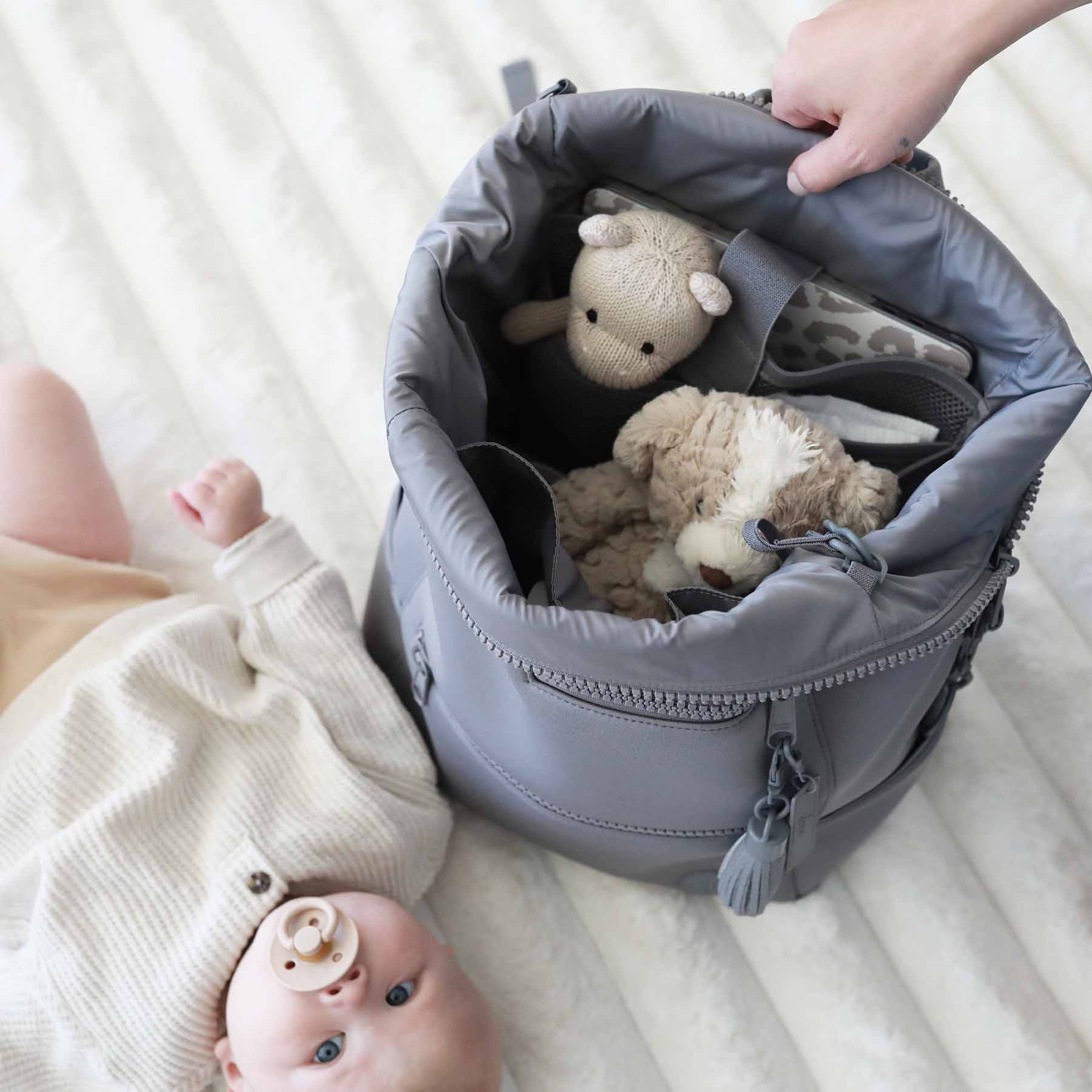 Weslie Diaper Backpack | Sea - Image 4