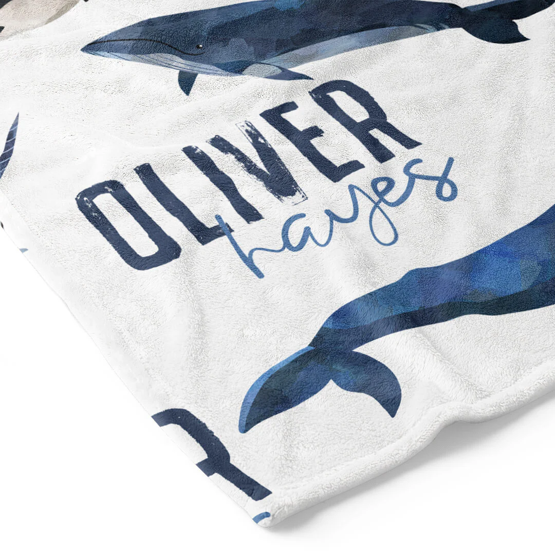 Whaley Cute | Personalized Kids Blanket - Image 3