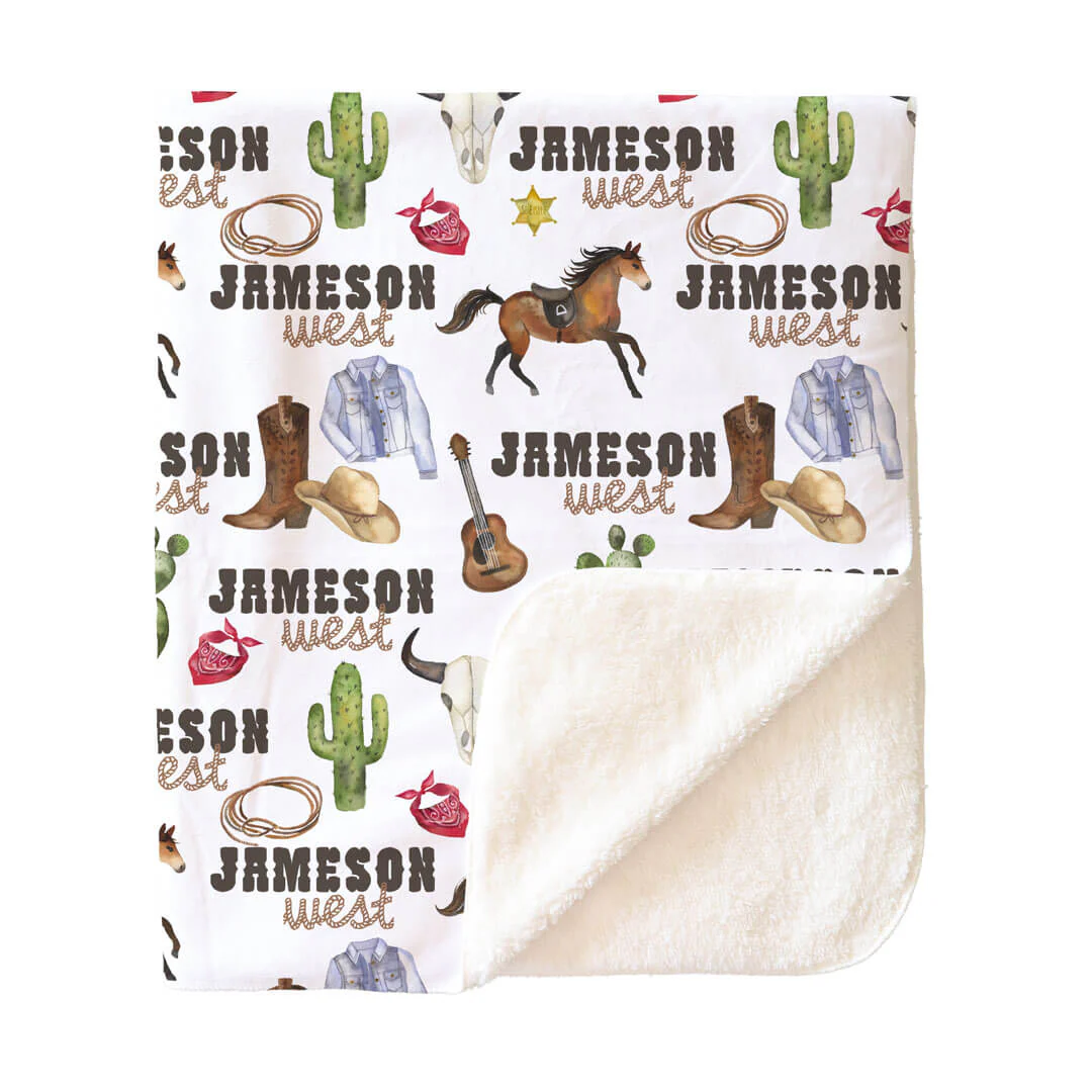 Wild West | Personalized Kids Blanket - Image 4