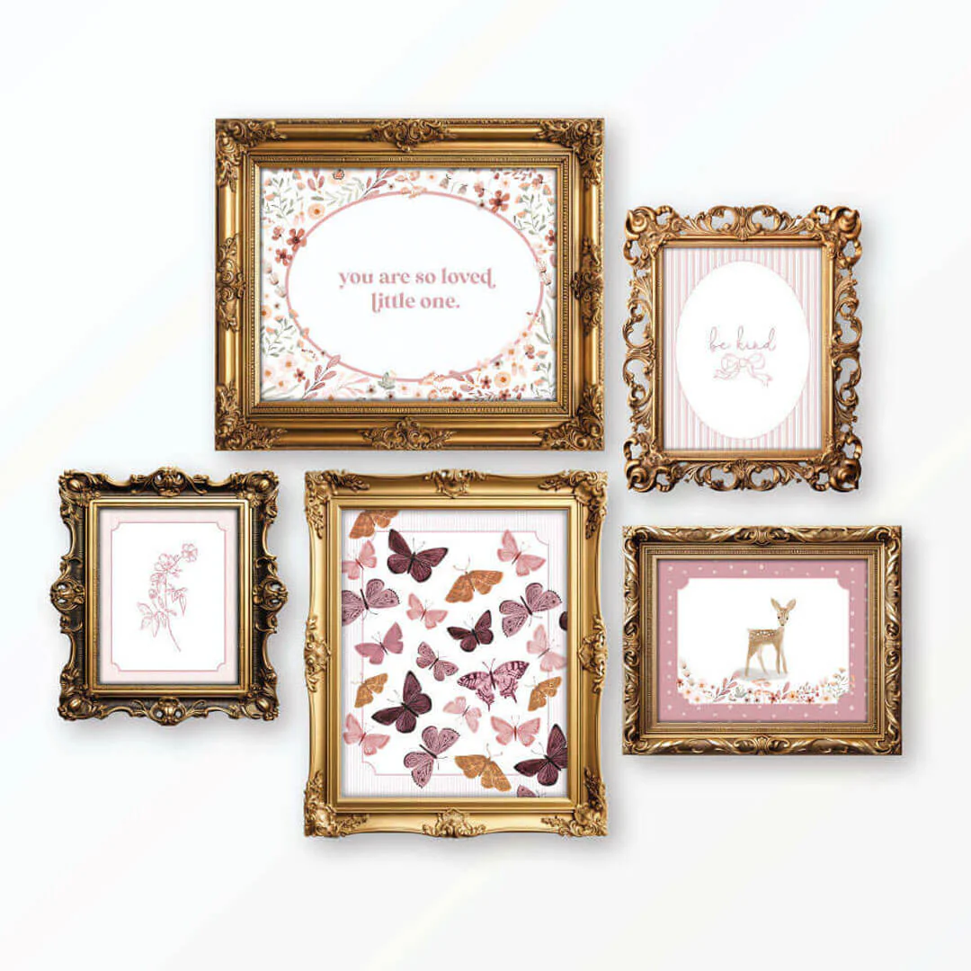 Wildflower Bundled Digital Nursery Wall Art
