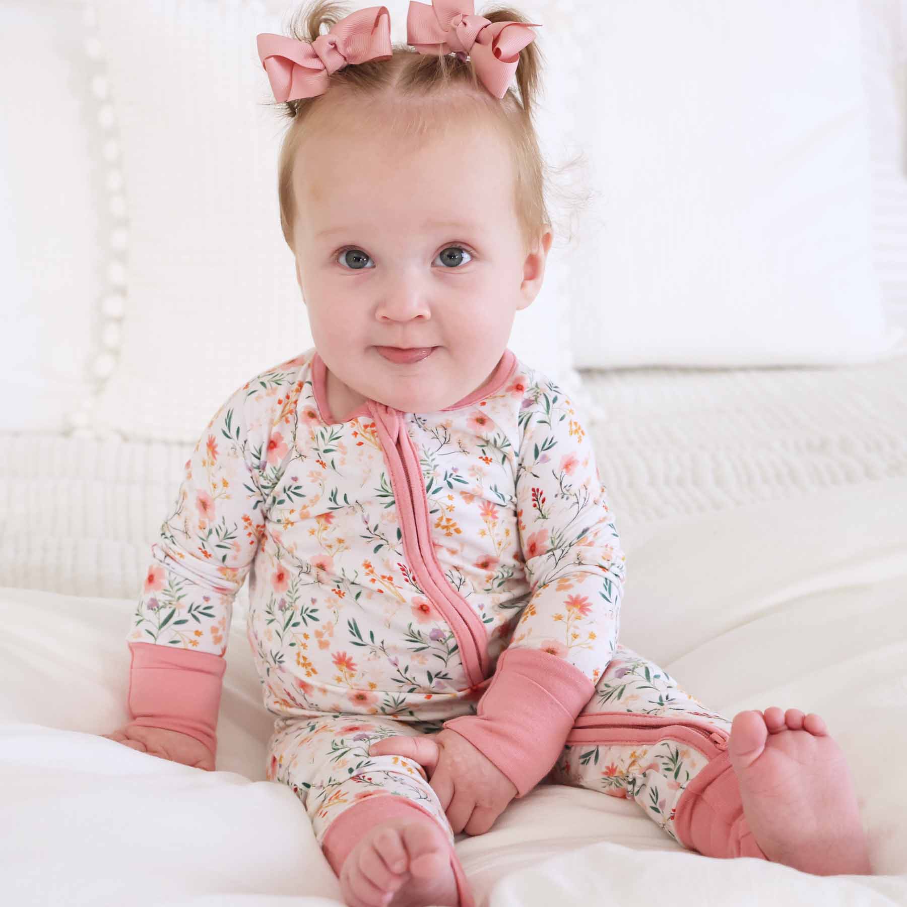 Winnie's Wildflowers Convertible Zip Romper - Image 13
