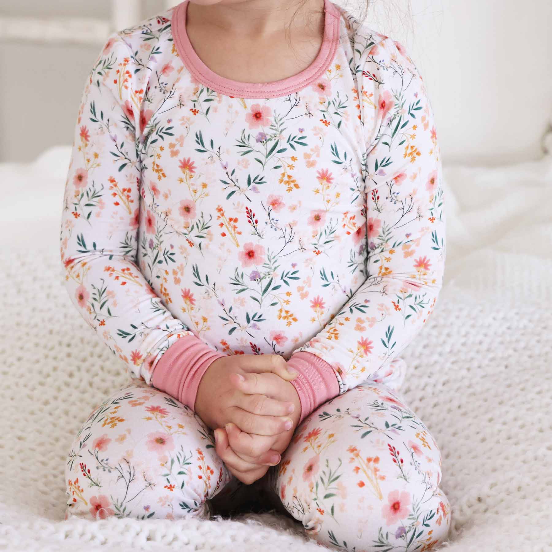 Winnie's Wildflowers Two Piece Pajama Set - Image 10
