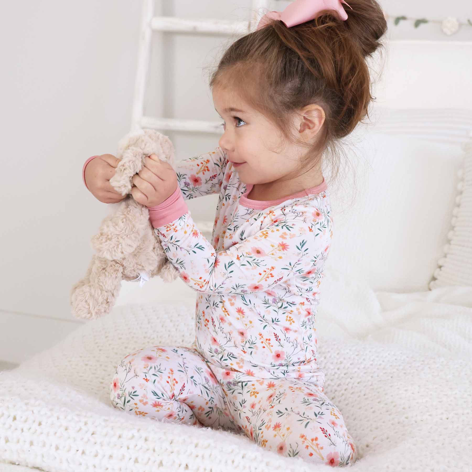 Winnie's Wildflowers Two Piece Pajama Set - Image 12