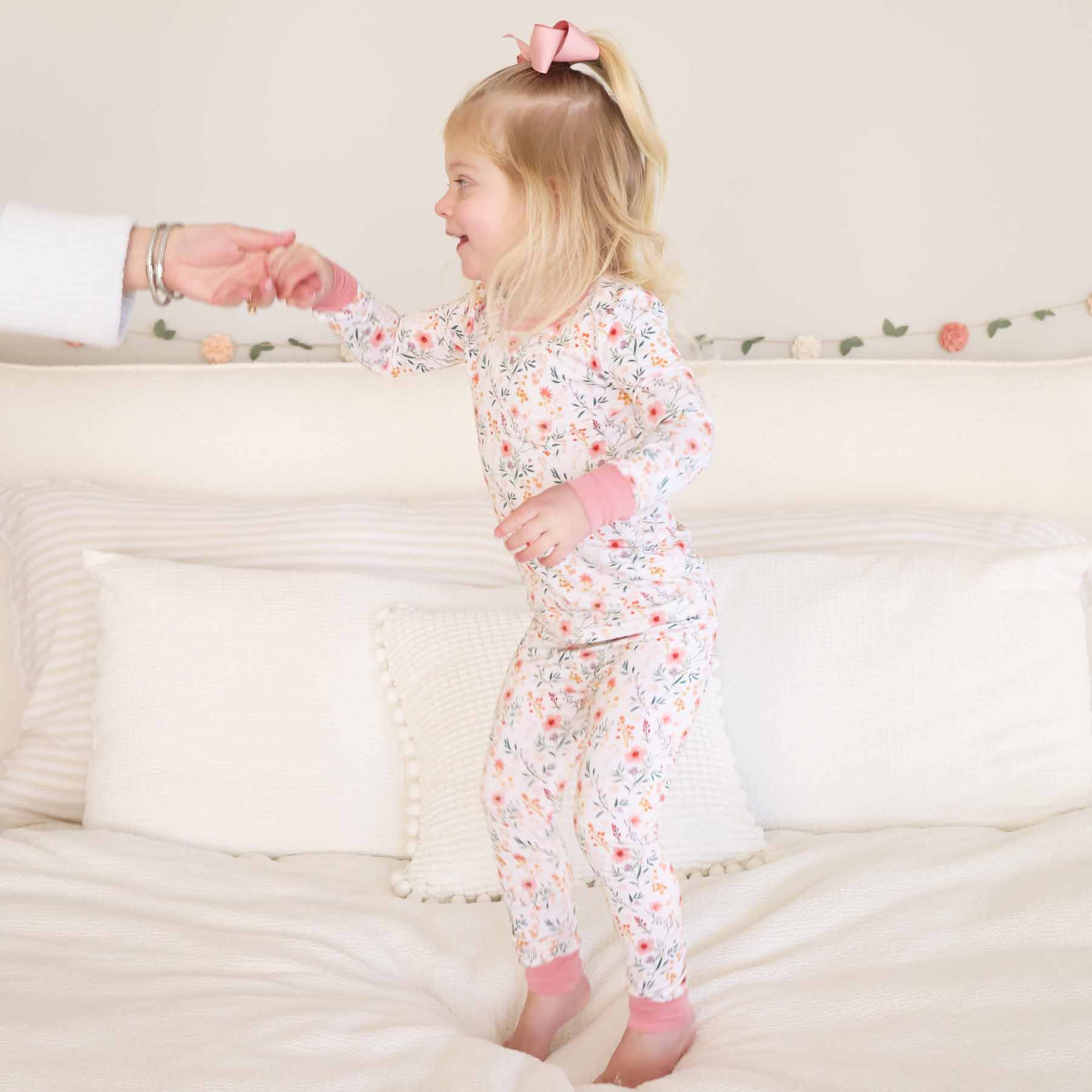 Winnie's Wildflowers Two Piece Pajama Set - Image 13