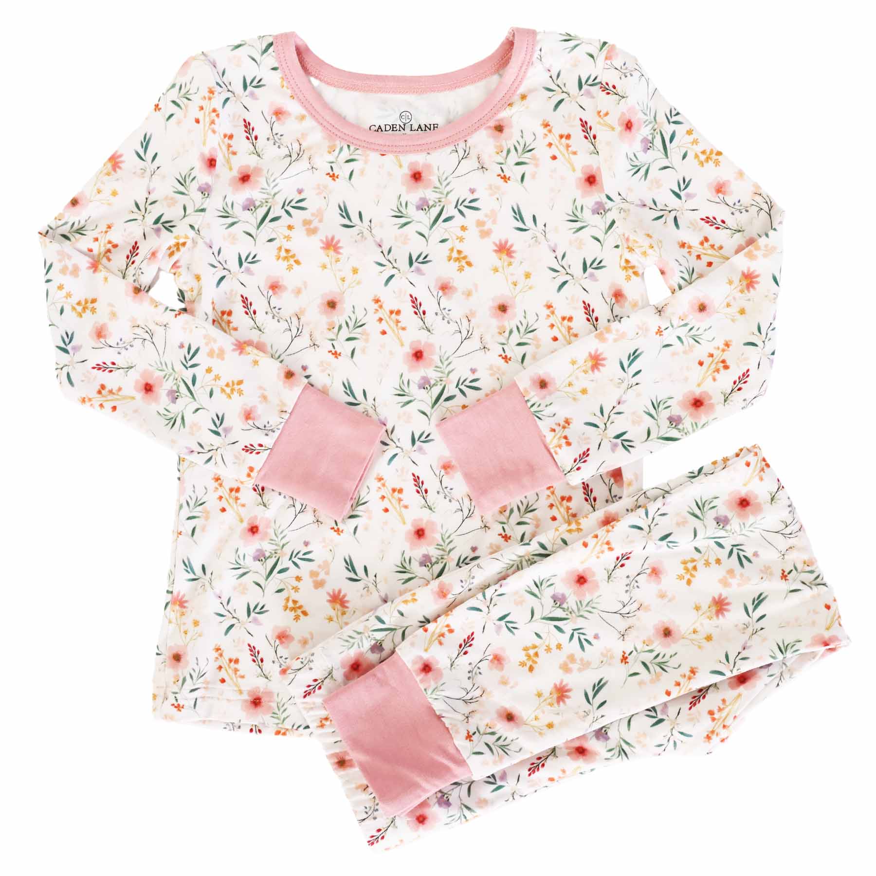Winnie's Wildflowers Two Piece Pajama Set - Image 2