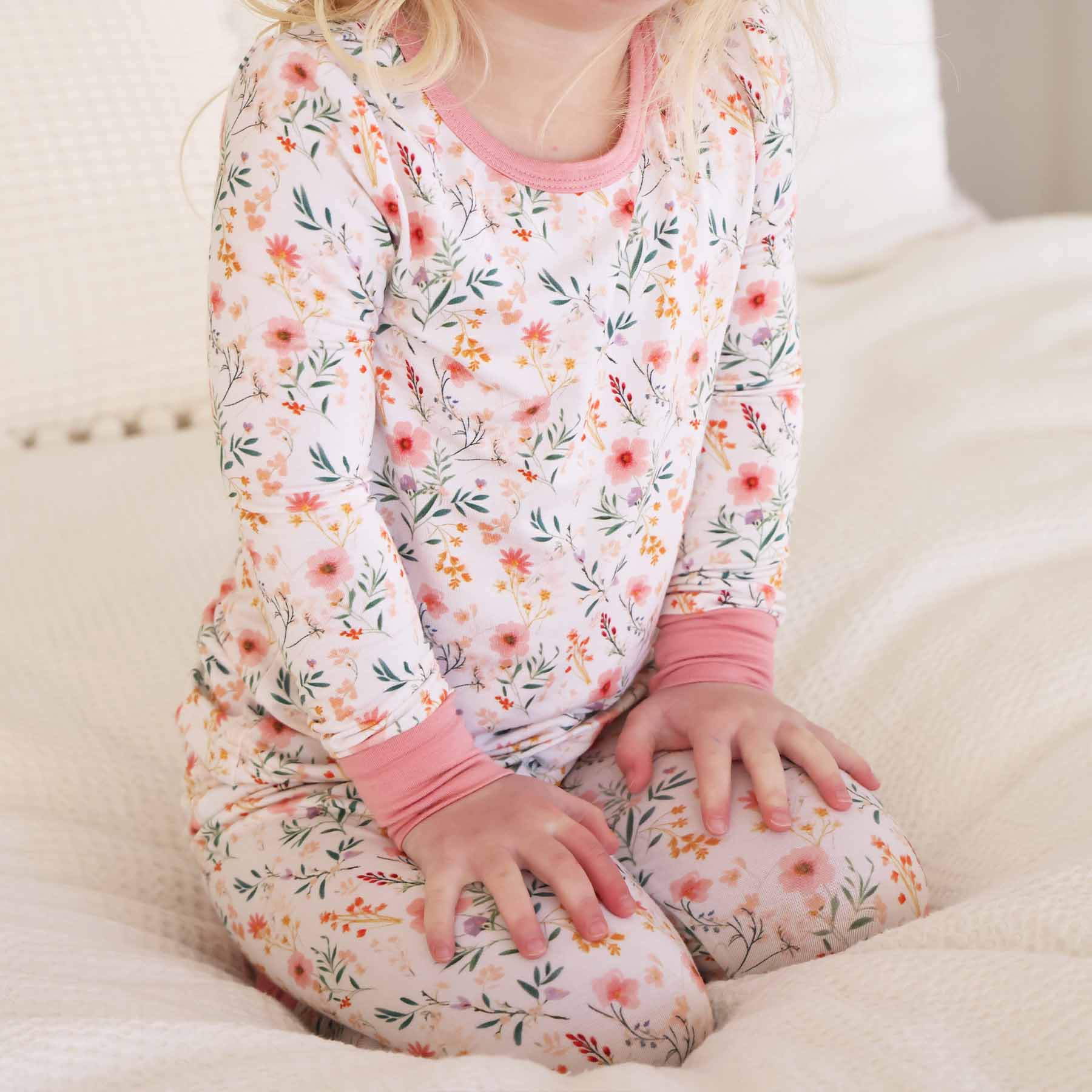 Winnie's Wildflowers Two Piece Pajama Set - Image 3