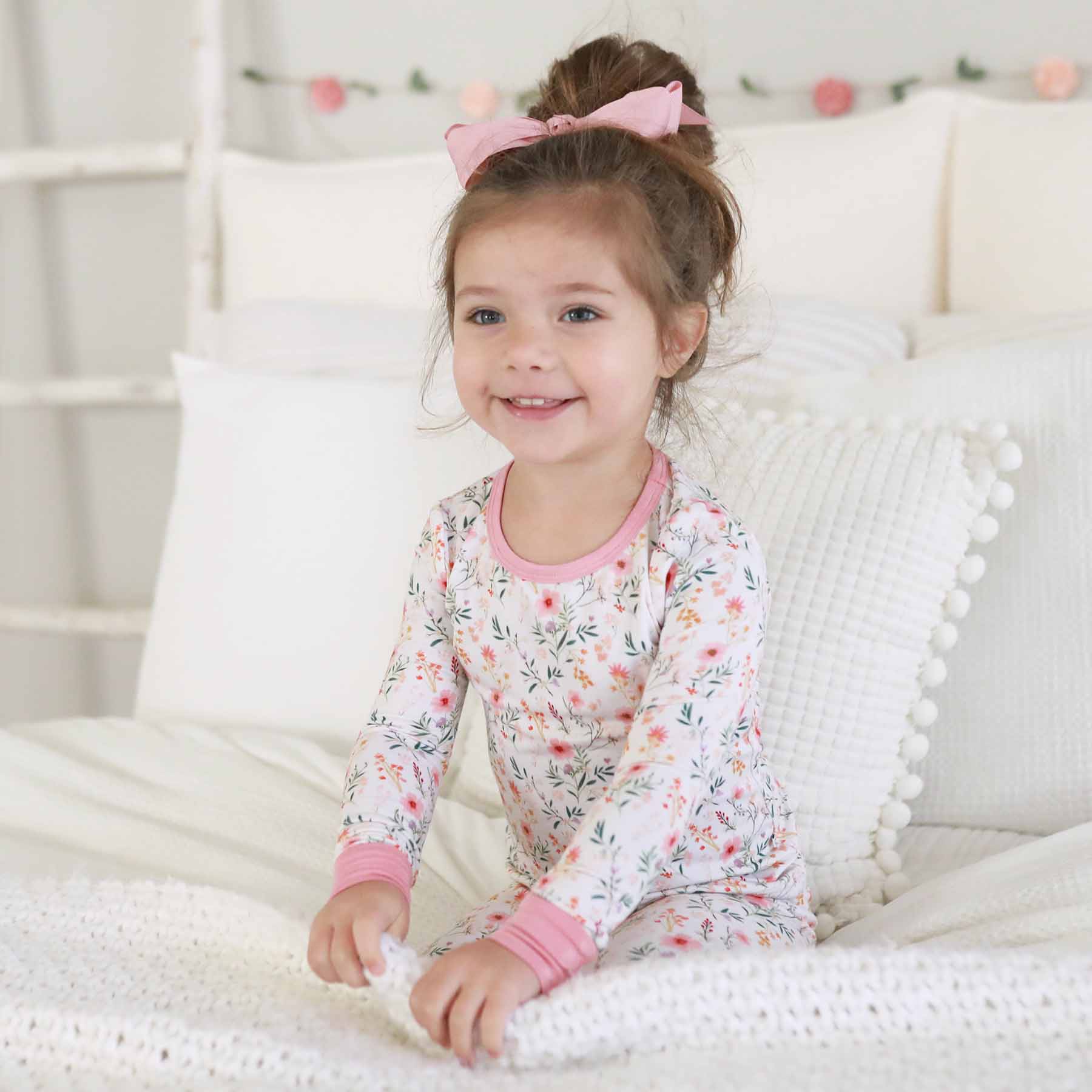 Winnie's Wildflowers Two Piece Pajama Set - Image 6