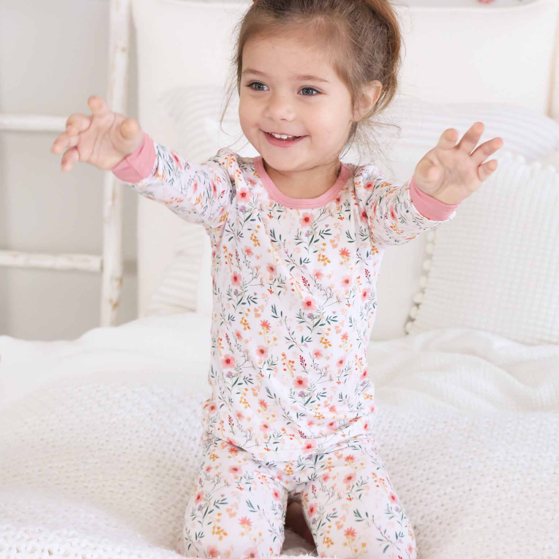Winnie's Wildflowers Two Piece Pajama Set - Image 9