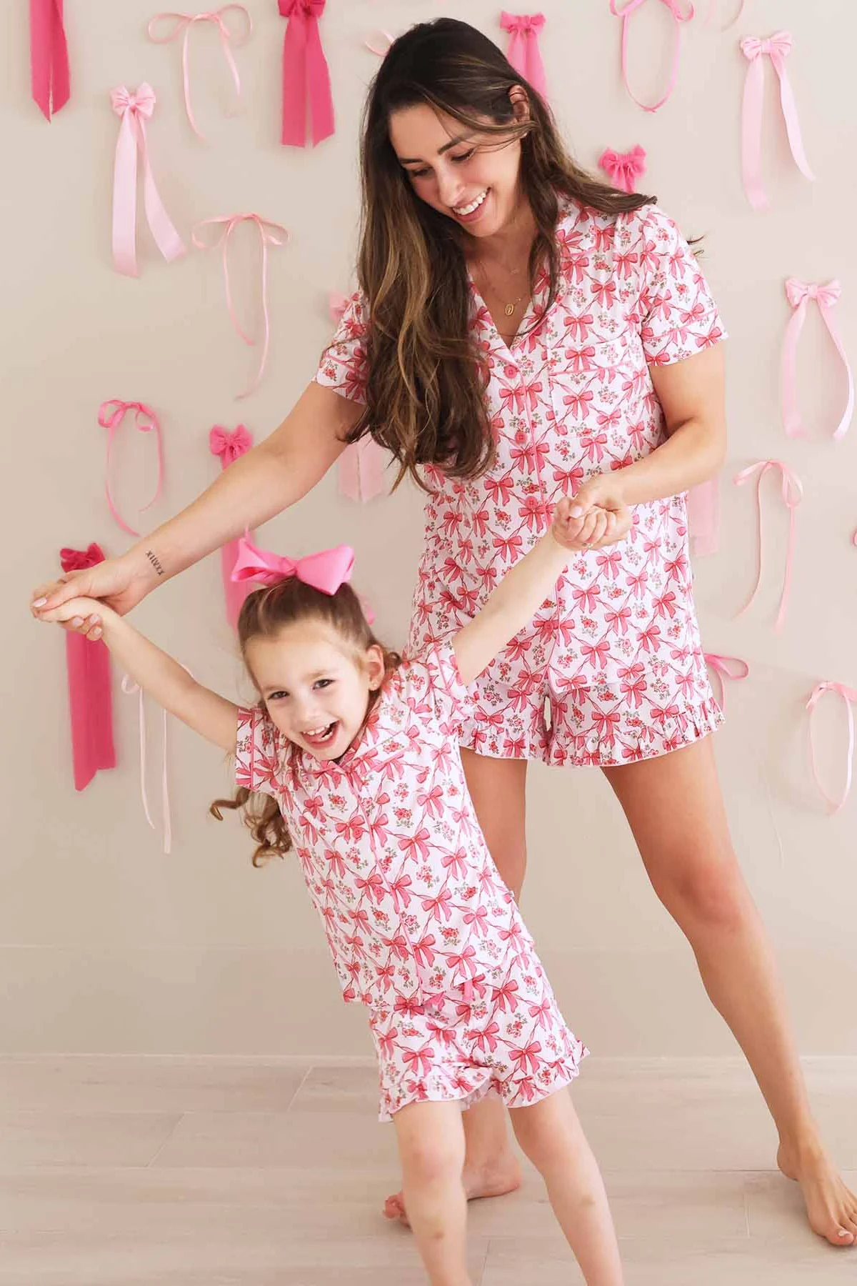 Two Piece Short Lounge Set | Bow Besties - Image 12