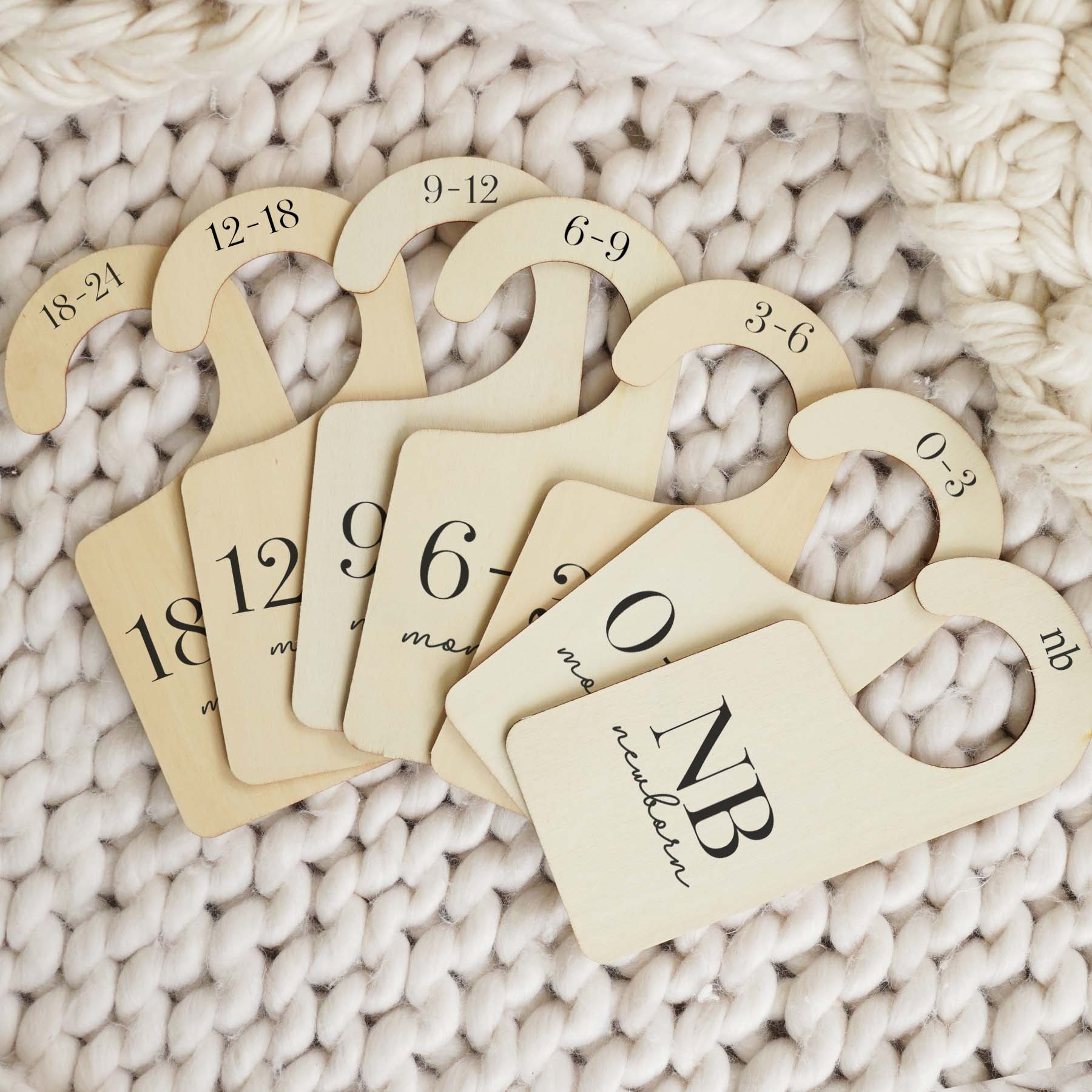 Wooden Nursery Closet Dividers | Classic - Image 2